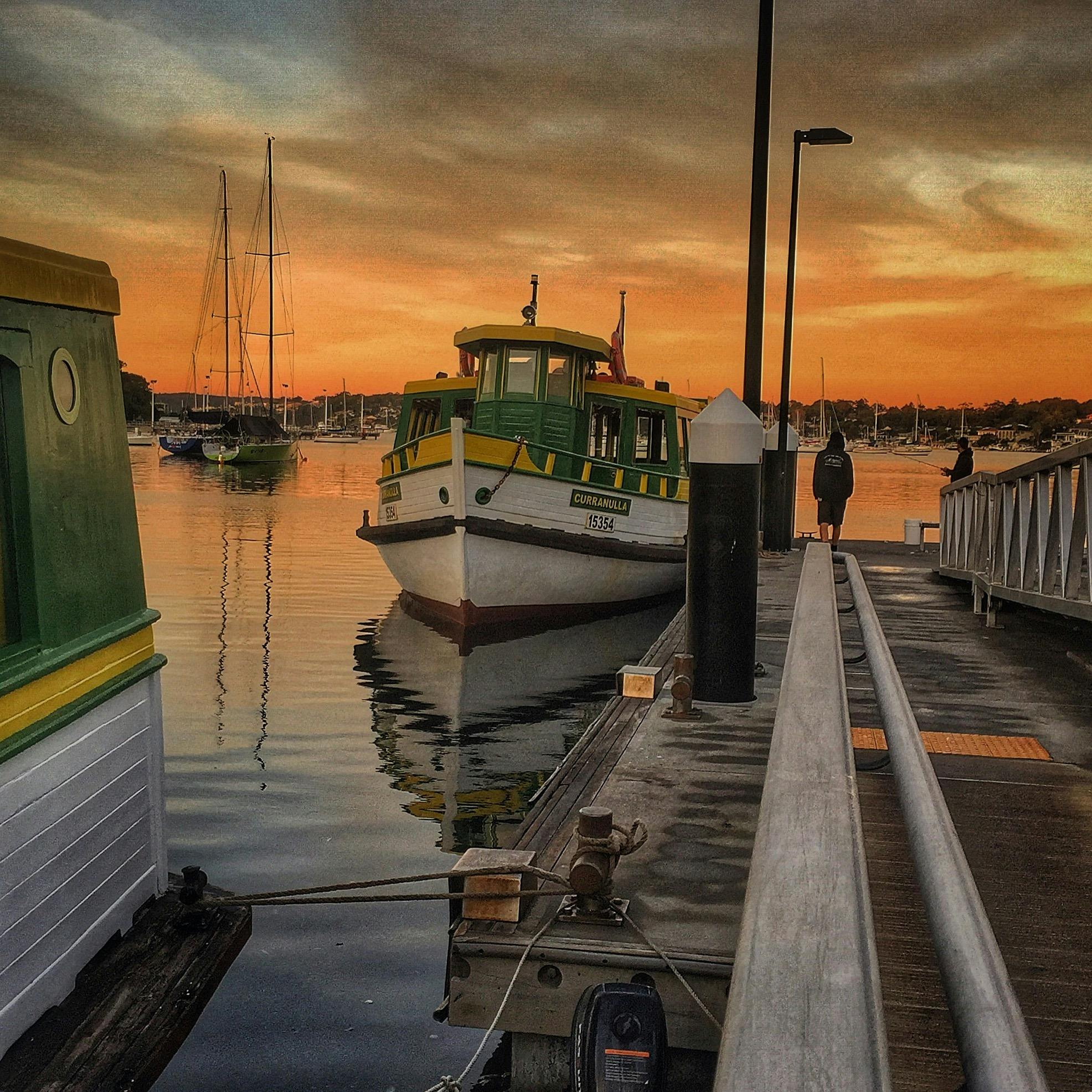 MV Curranulla at Cronulla wharf