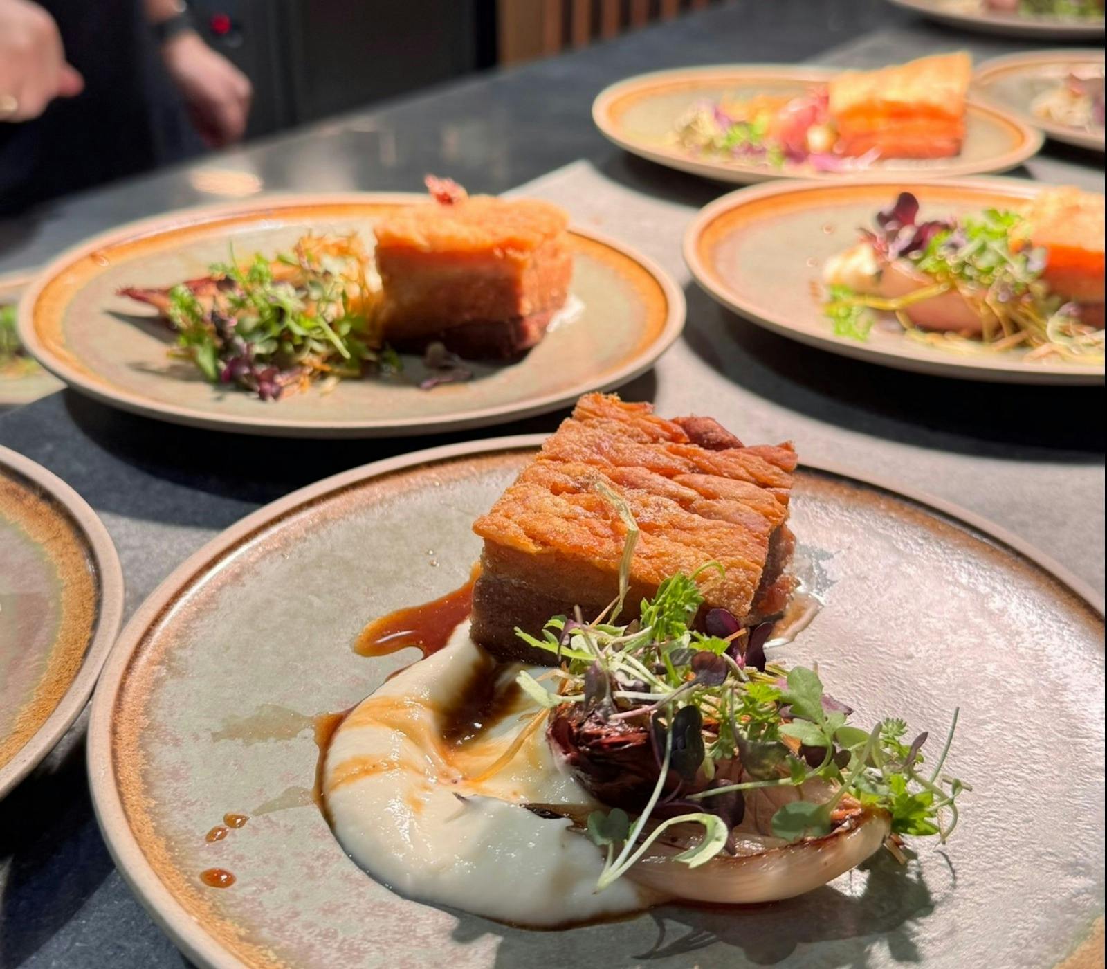 Pork Belly Plates ready to go out