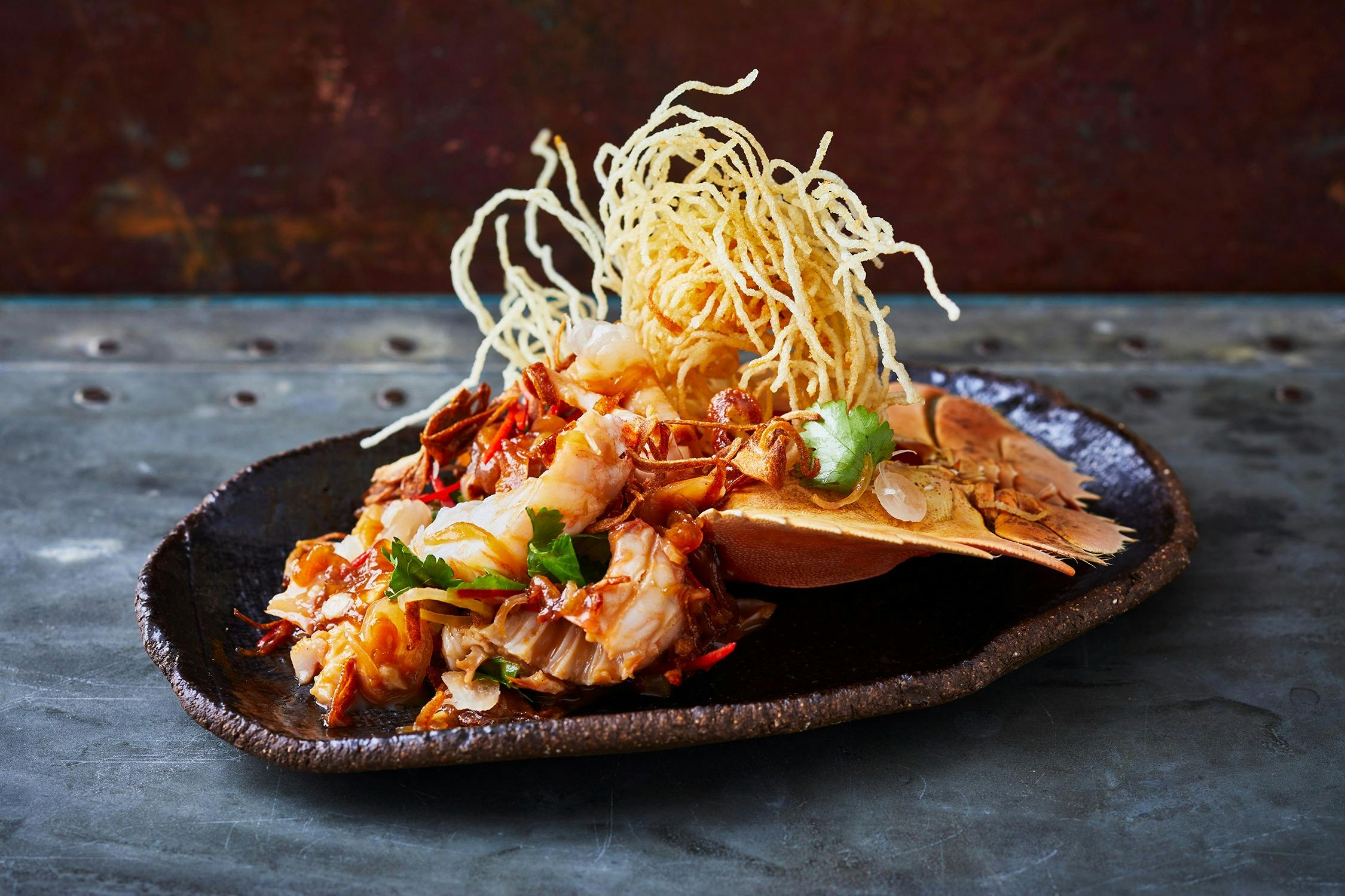 Try our signature eight-course pescatarian degustation chef’s tasting menu.  2023 Chef of the Year.