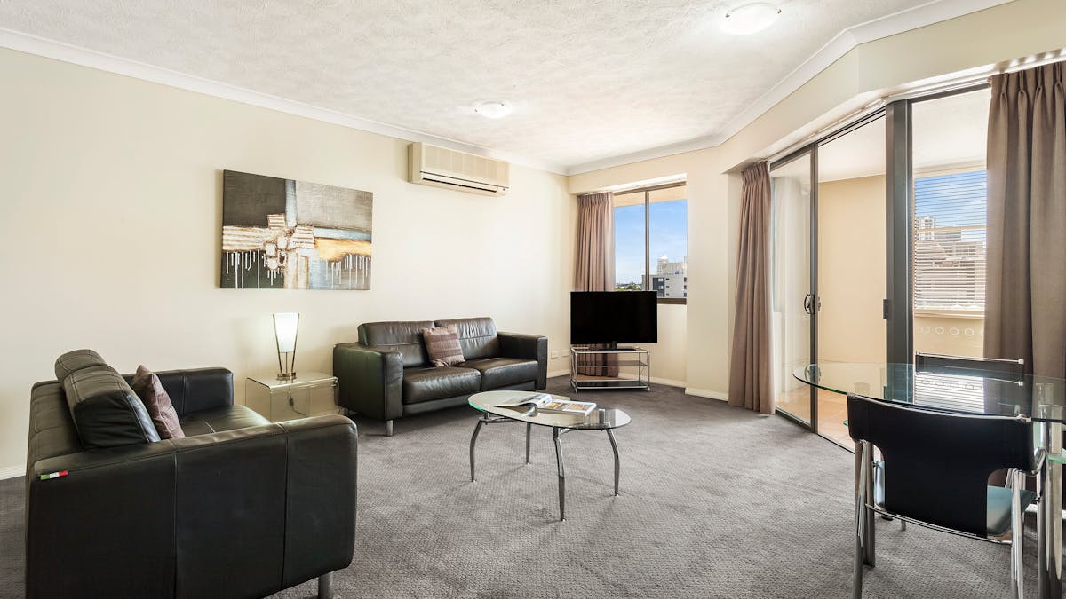 Lounge showing relaxed seating in a 1 bedroom Apartment lounge