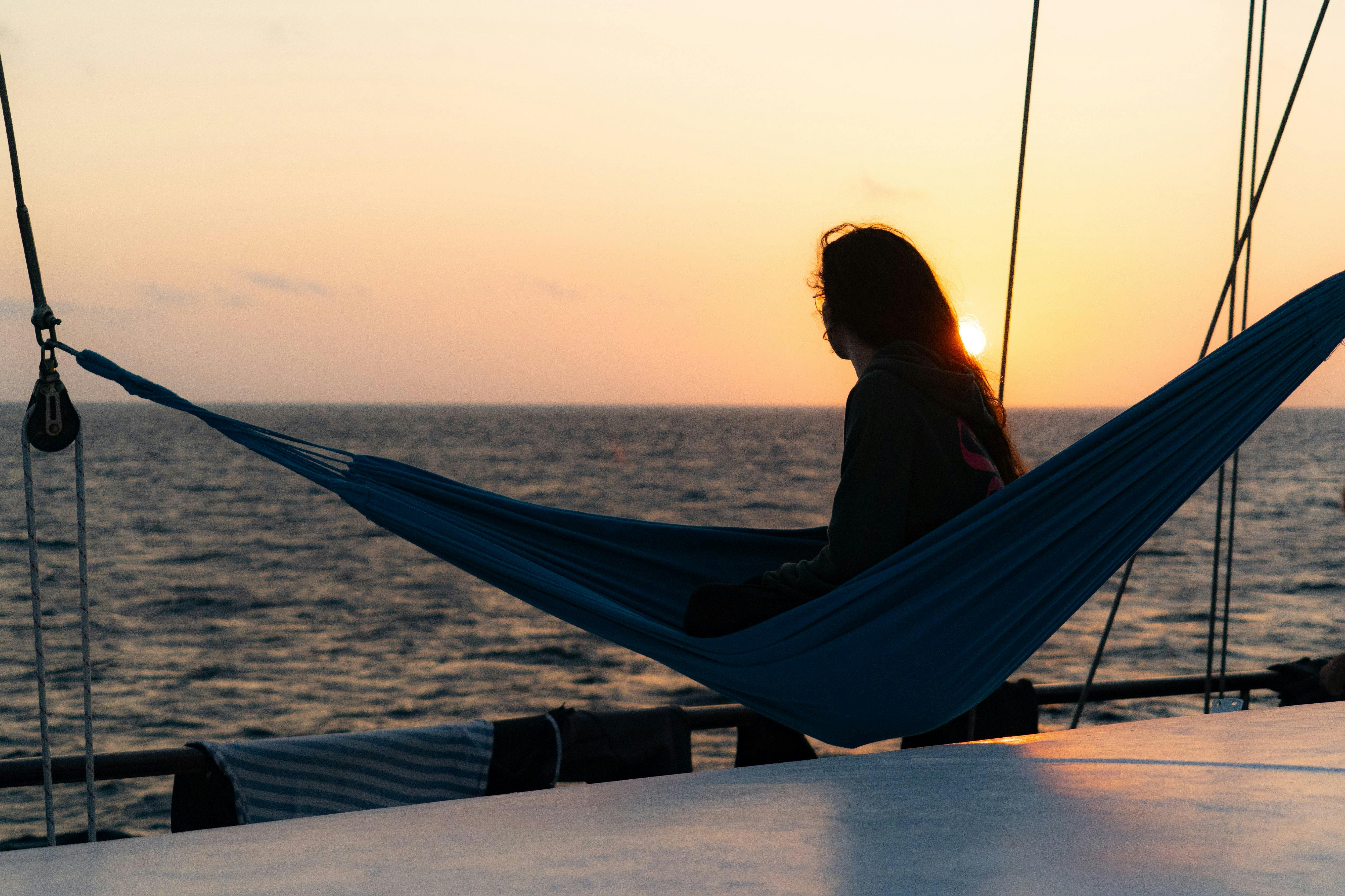 Sink into a hammock, watch the sun set below the horizon, pure Summer Jo bliss out on the Great Reef
