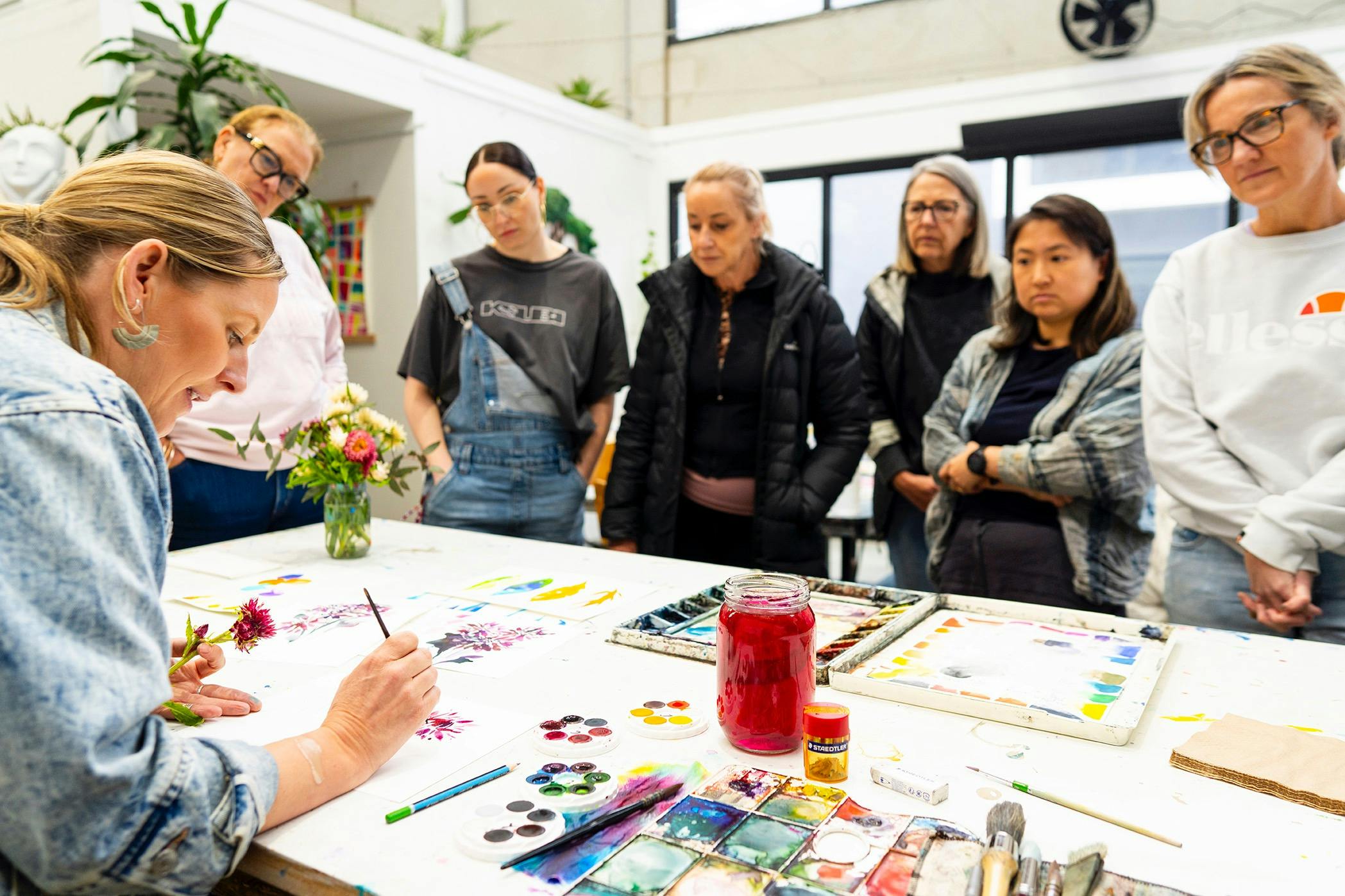 Watercolour Workshop with Natalie Martin, The Corner Store Gallery