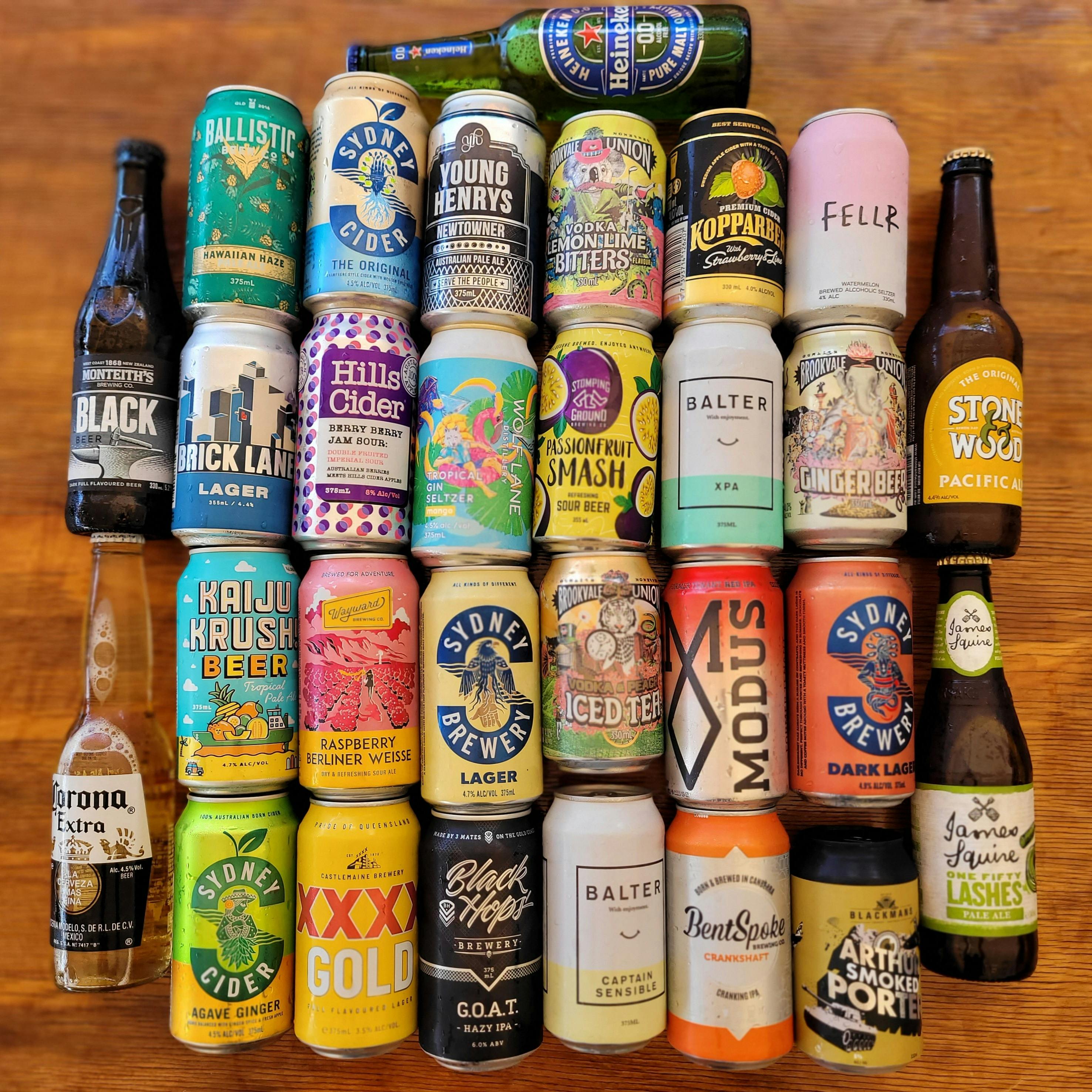 Craft beer, ciders, seltzers