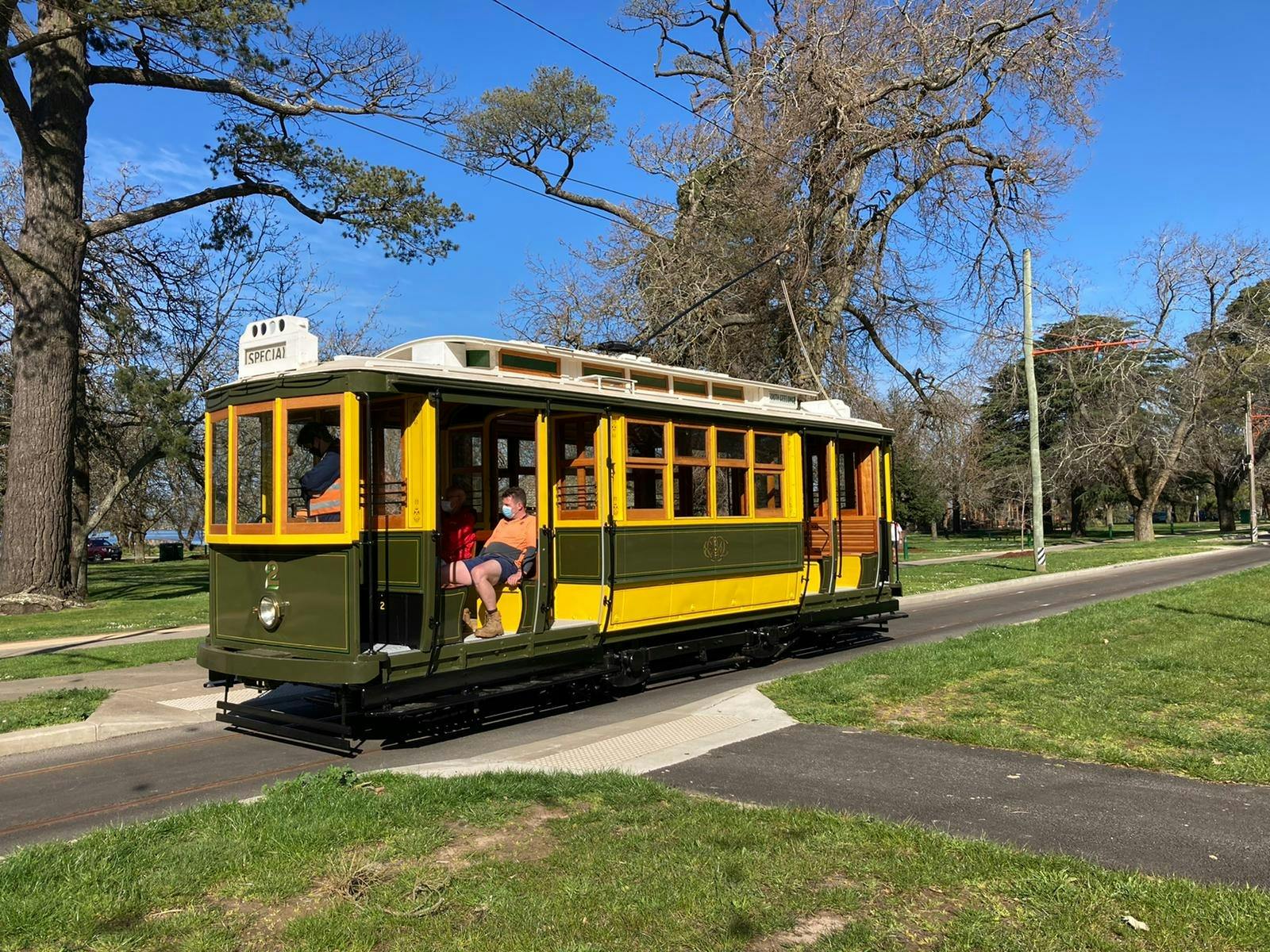 Restored Geelong Tram No 2