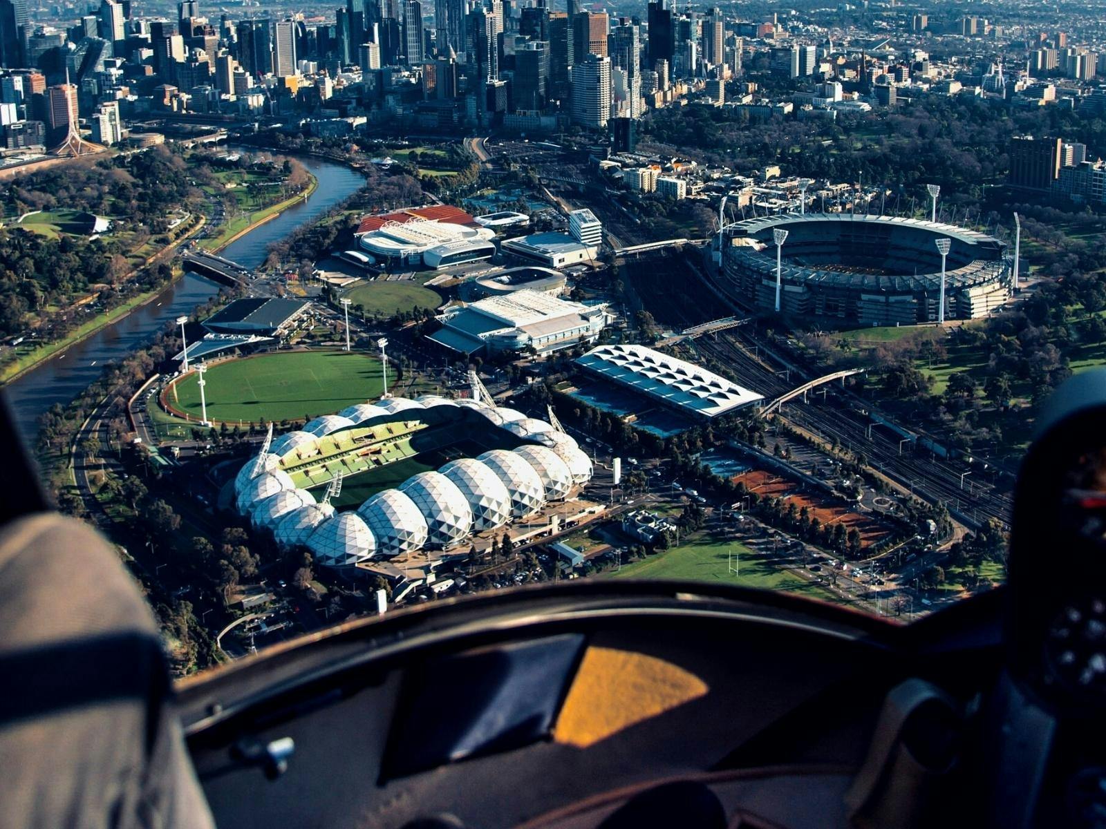 Helicopter Ride over Melbourne City by Rotor One