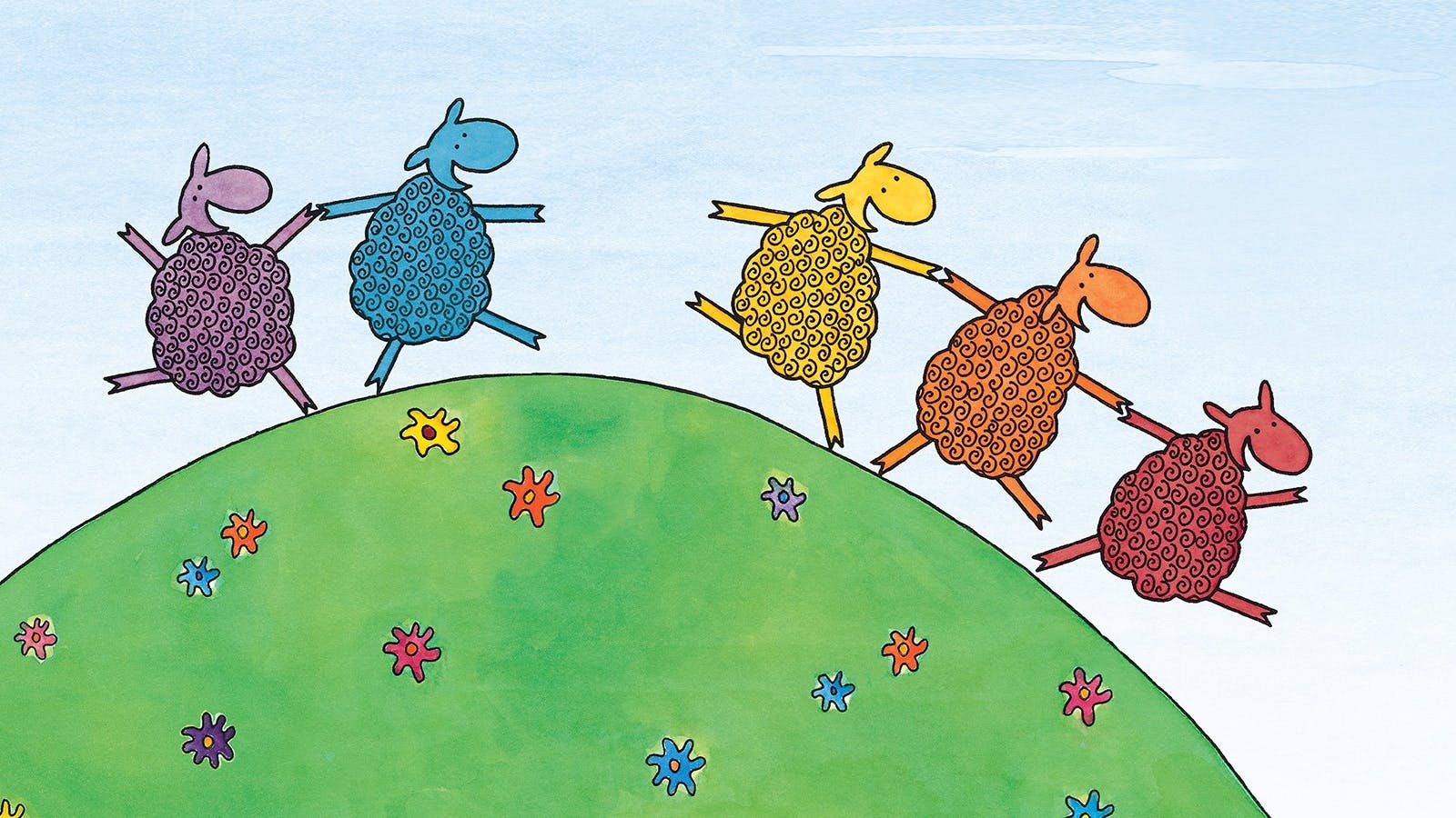 Where is the Green Sheep? illustration