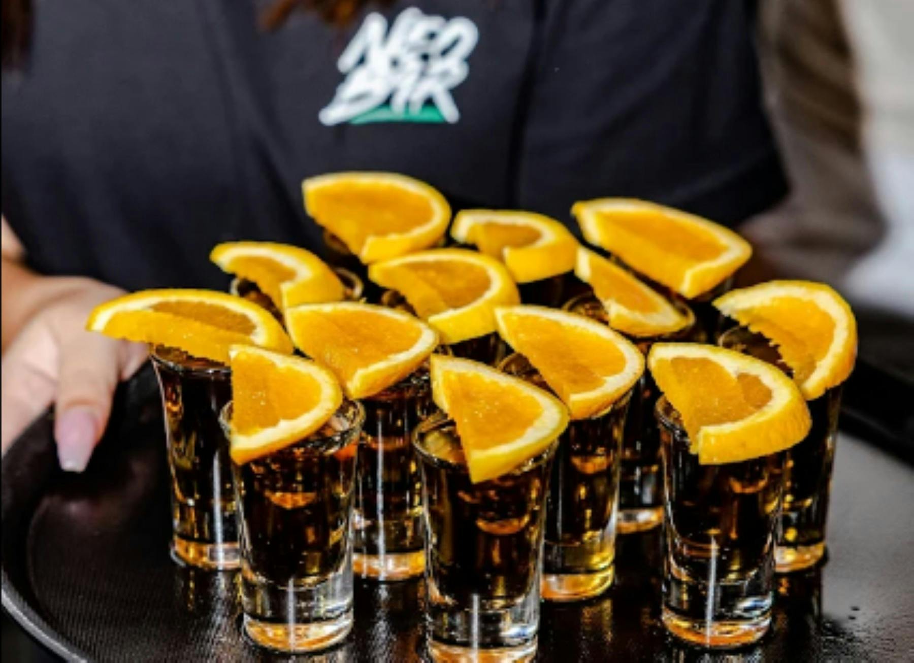 The bar is open with an array of choices and specials