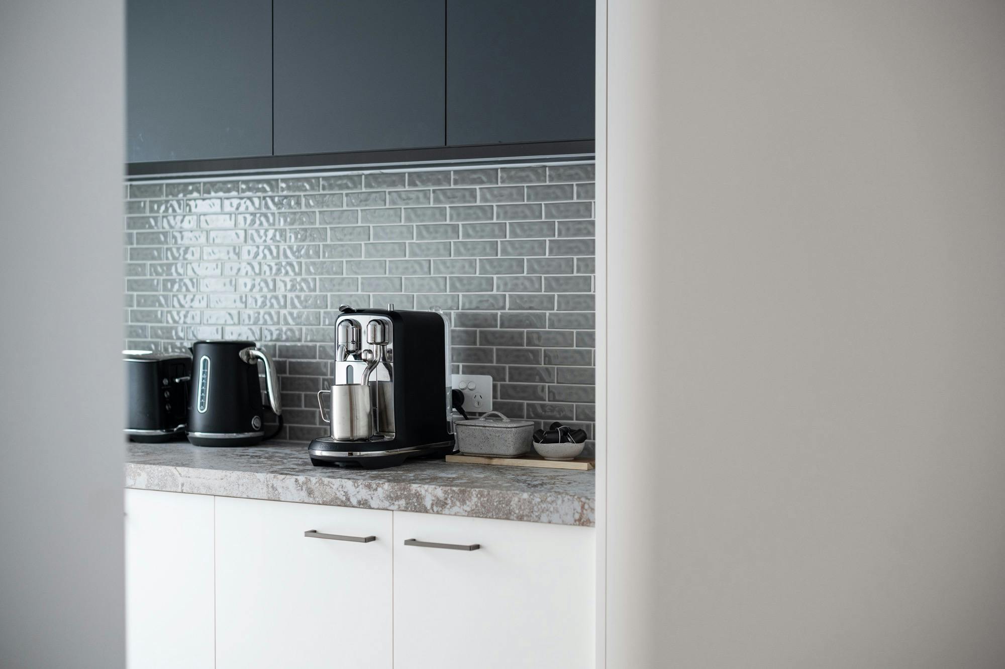 Walk In Pantry with Coffee Machine