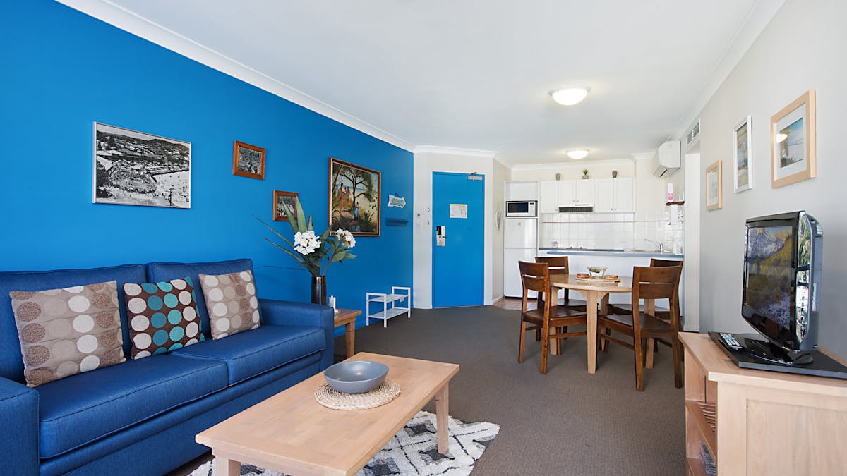 lounge and dining area