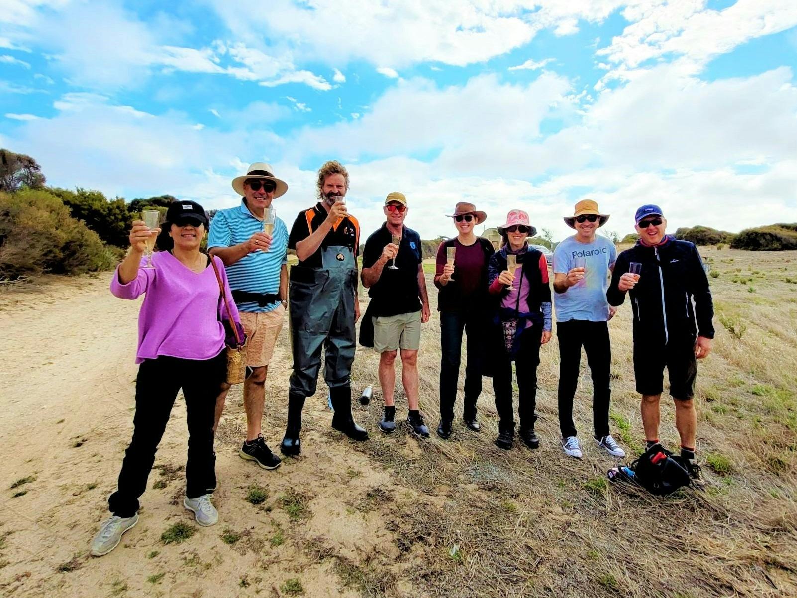 THE FIRST CWT TOUR GROUP AT LONG PT