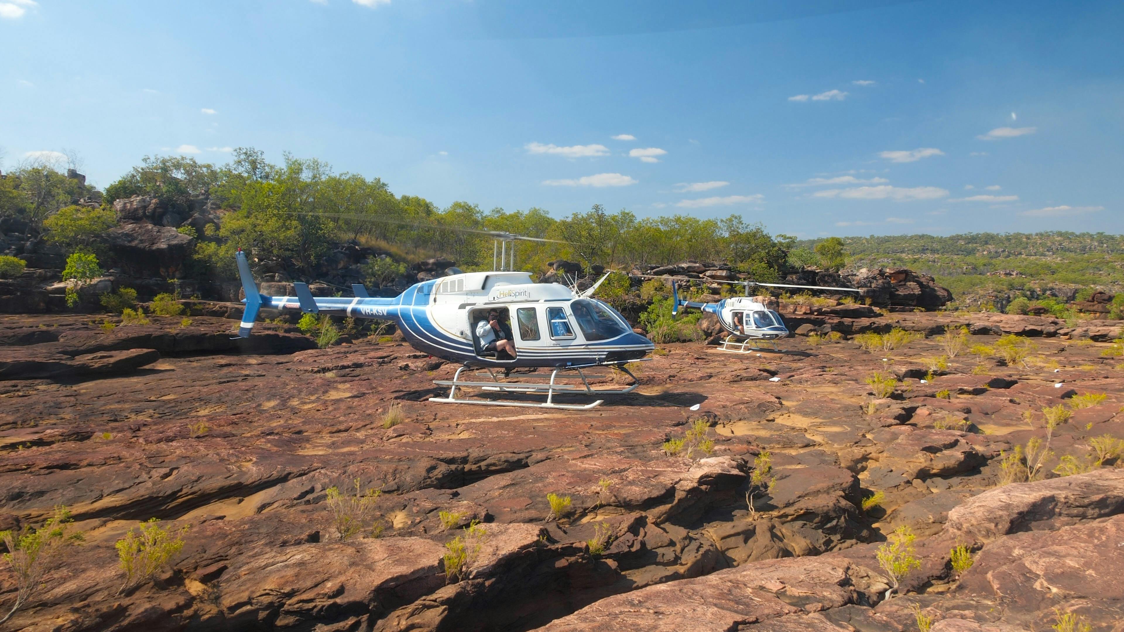 Heli Transfers to and from the Falls