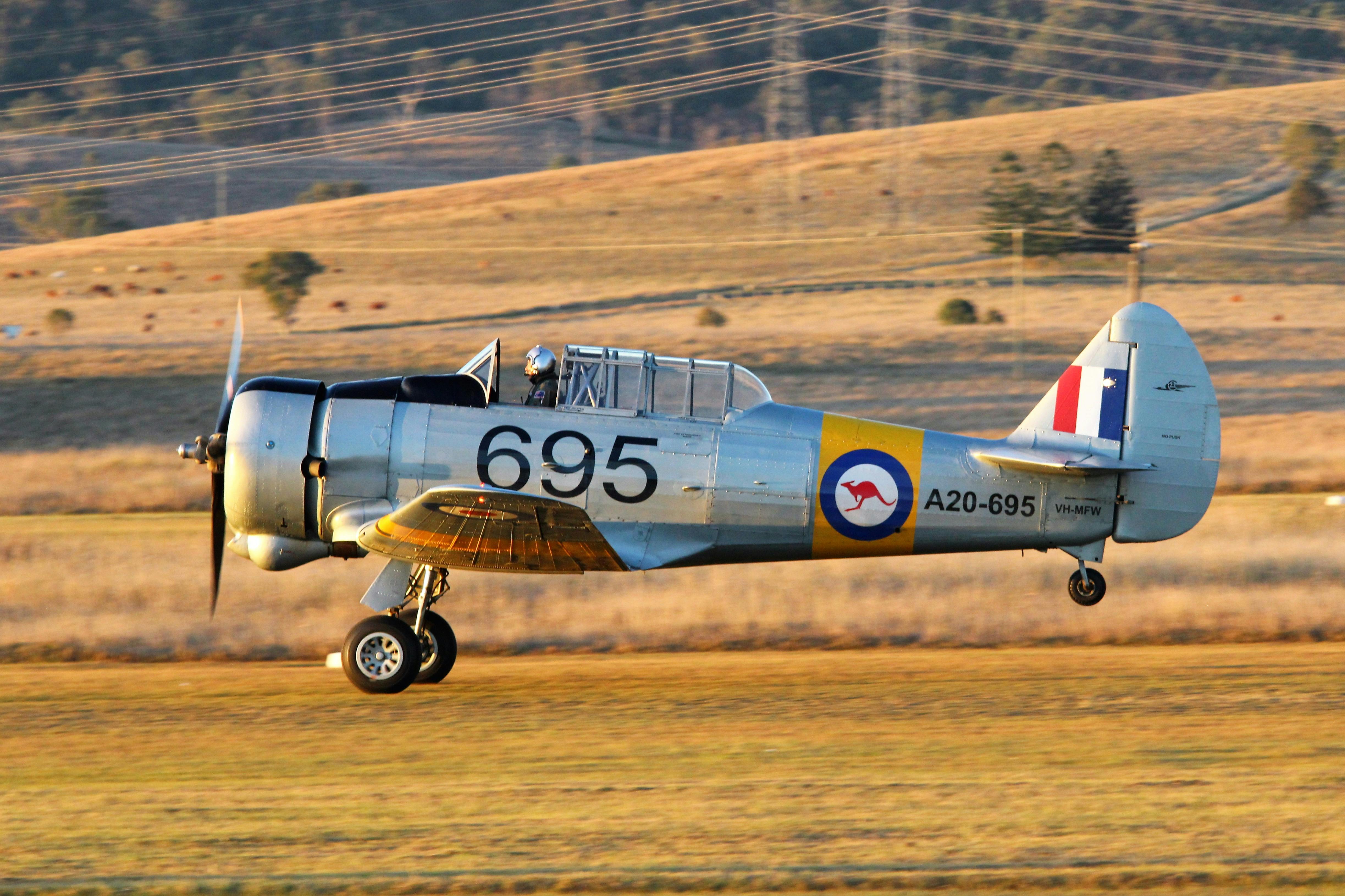 Wirraway Takeoff