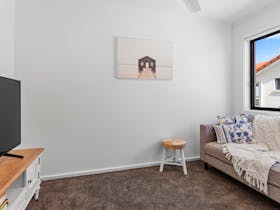 Upstairs living area