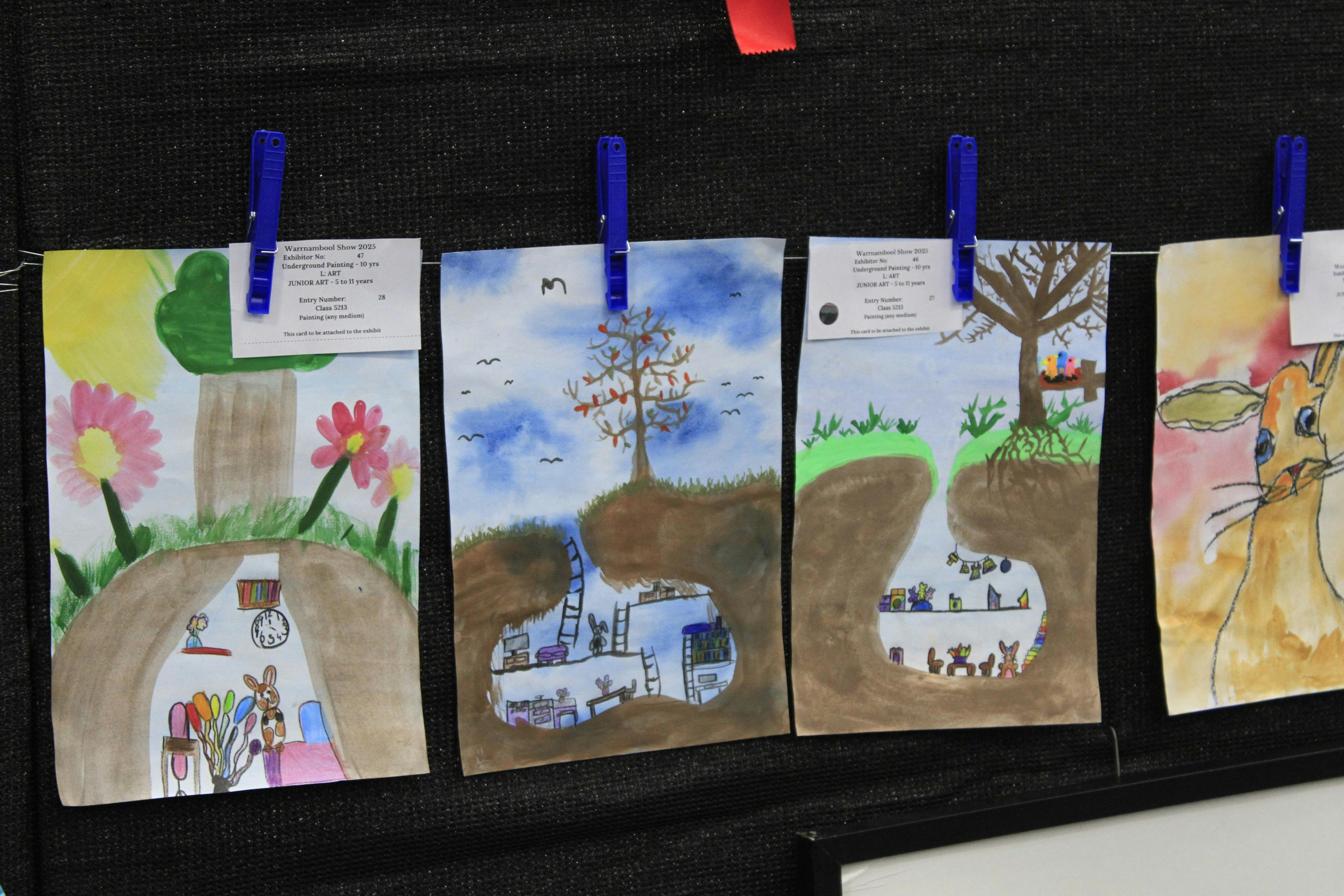 Art section from the 2025 Warrnambool Show