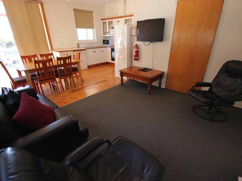 Lounge area combines with Dining area and flows into kitchen