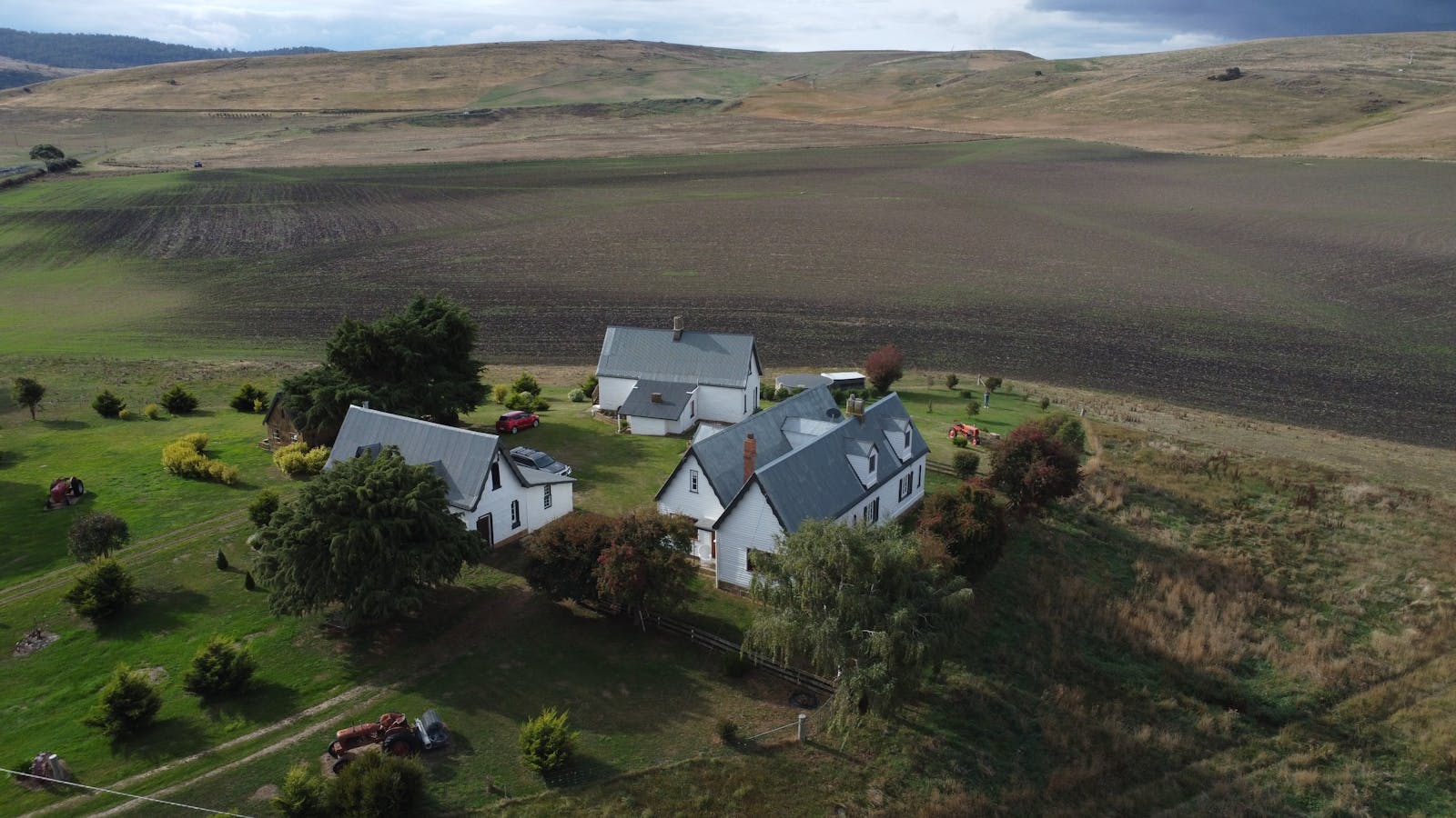 Bowhill Grange from above.