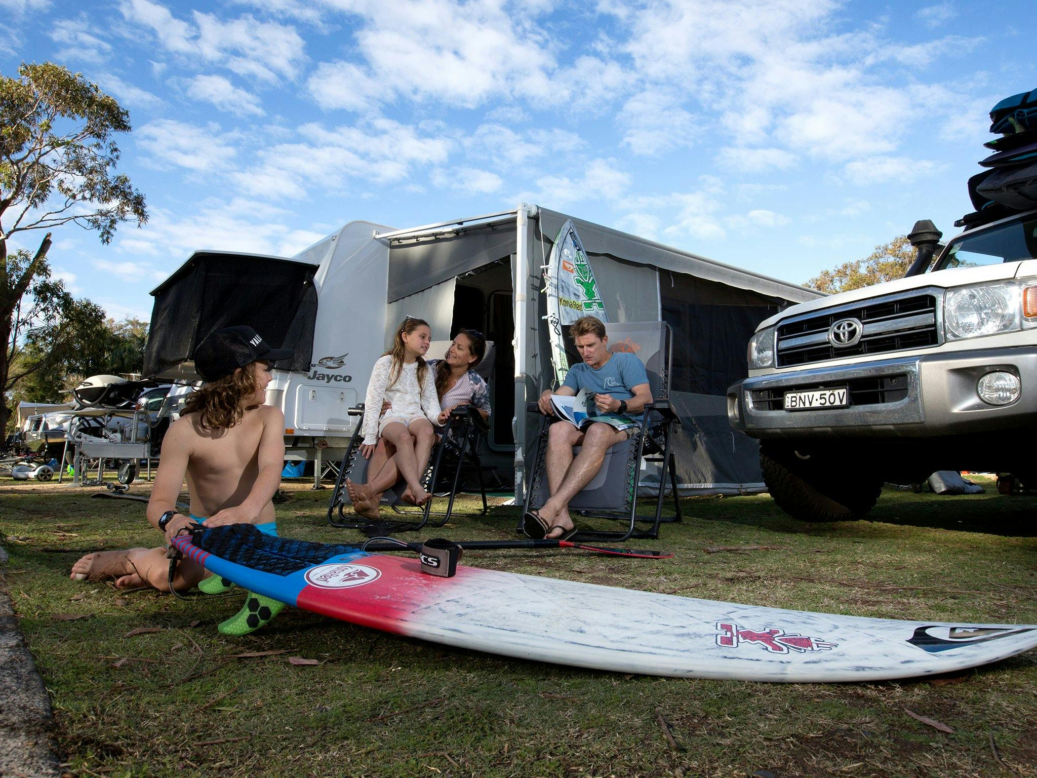 Powered Caravan Site