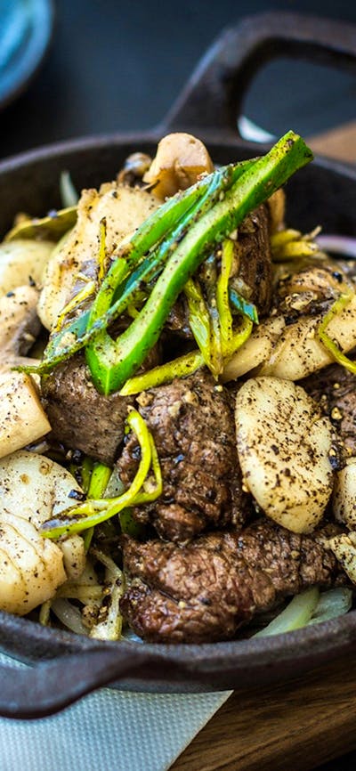 Beef & Scallop Pepper Hot Pot