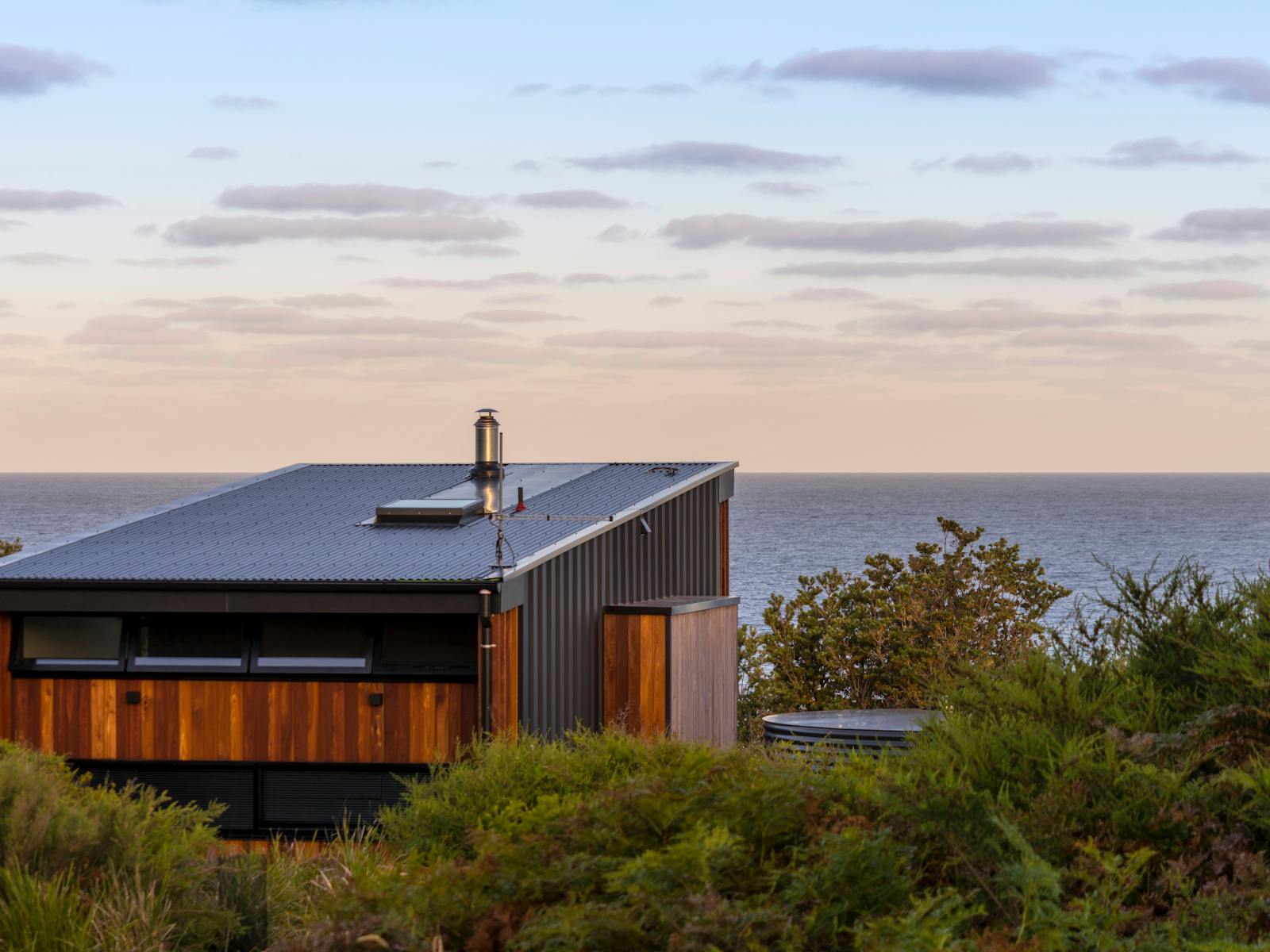 Seaside villas with private hot tub