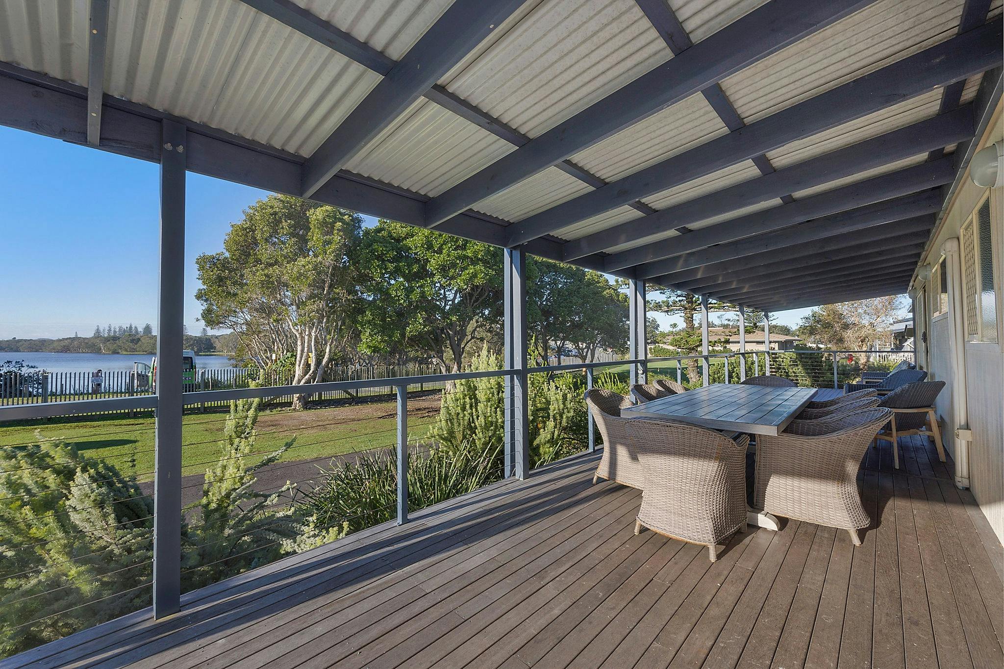 Lennox Head  - deck of the superior cabin