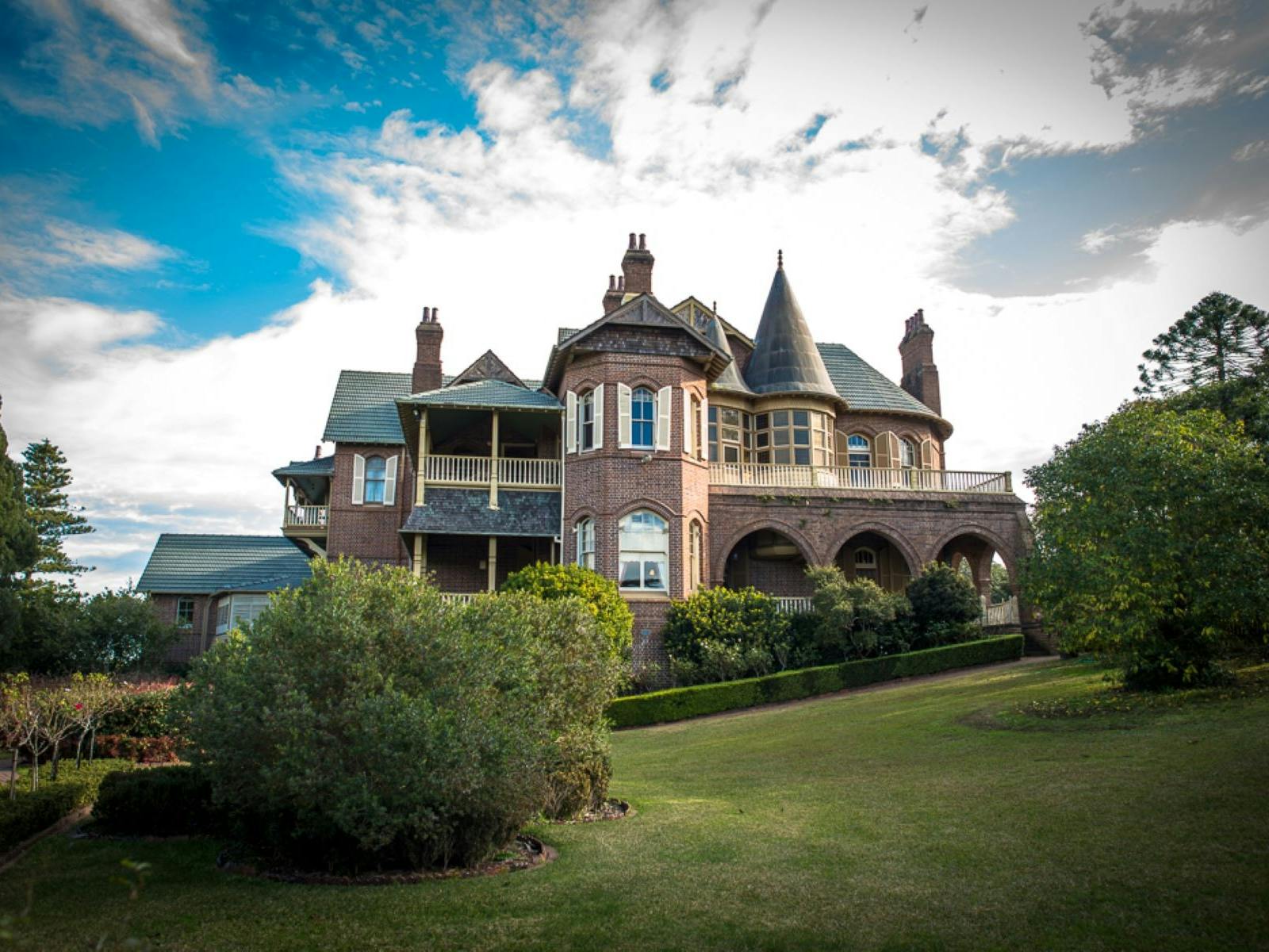 A large 19th Century home with Turrets