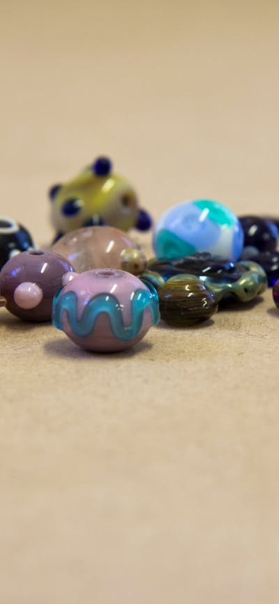 Glass Flameworked Beads