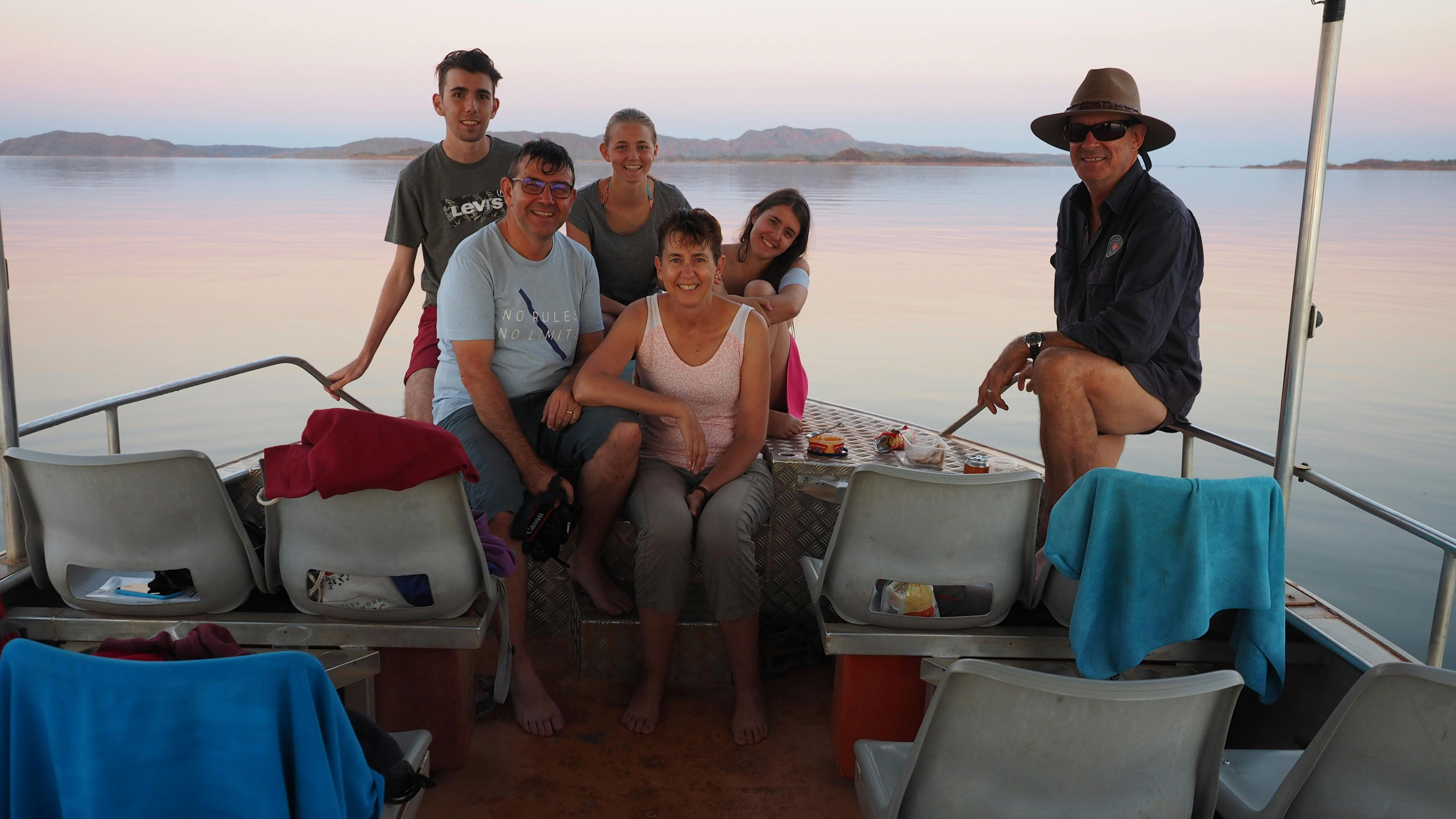 Lake Argyle sunset cruise kimberley tour