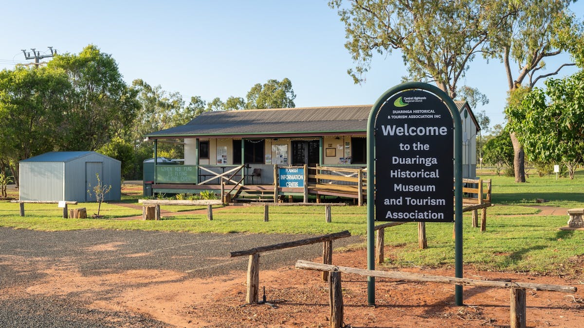 Mackenzie Park is home to Duaringa’s Historical Museum and Tourism Information Centre.