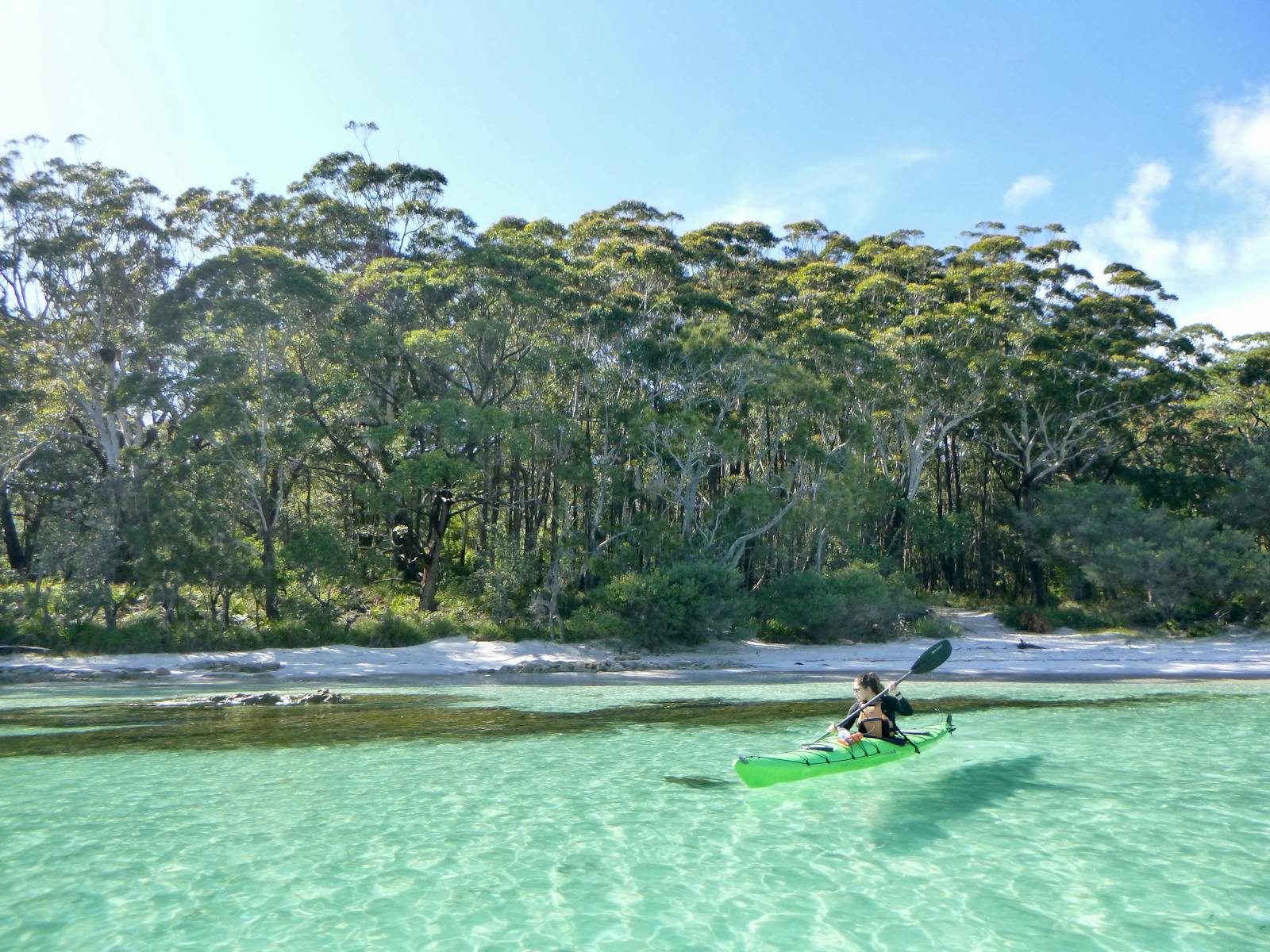Perfectly clear water of the pristine Jervis Bay