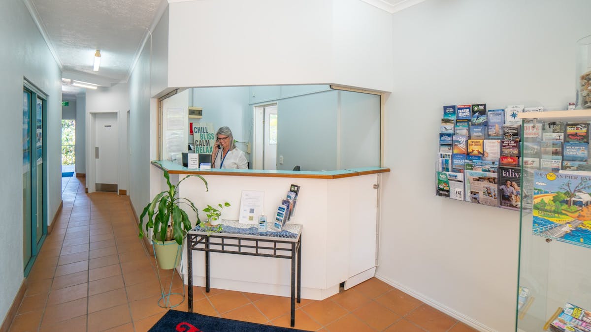 Shelly Bay Resort Reception Foyer