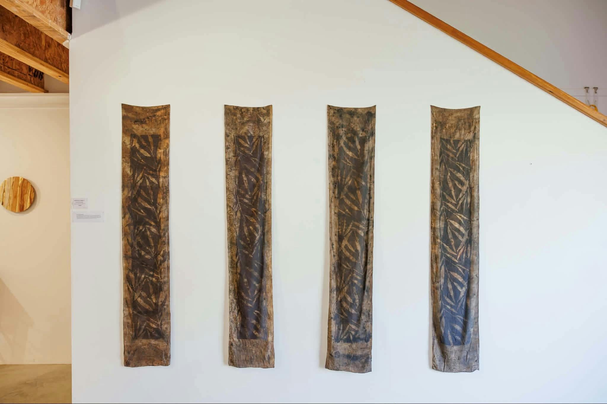 Gumbaynggirr First Nations ecodye paperbark scarf