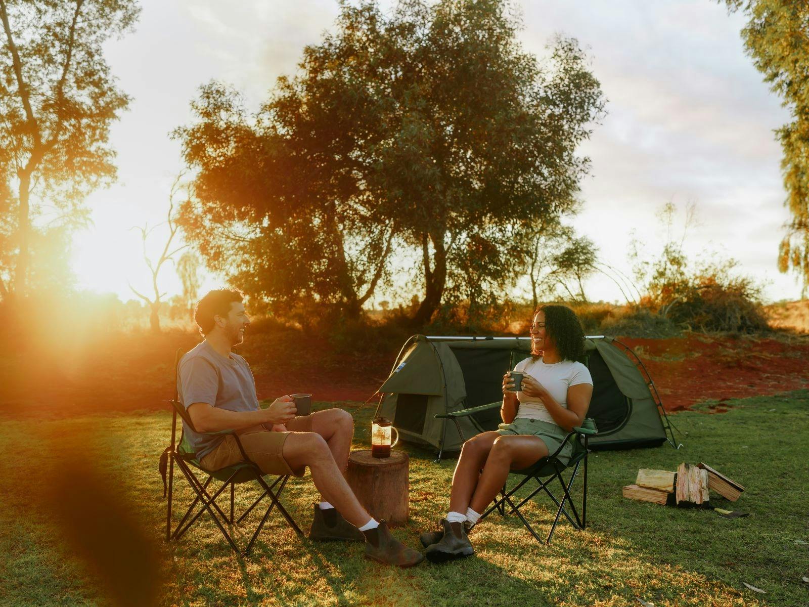 Tent Site at Ayers Rock Campground