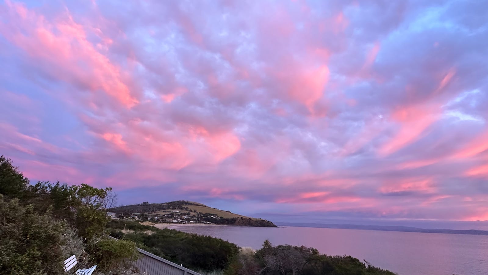 Sunrise from the deck