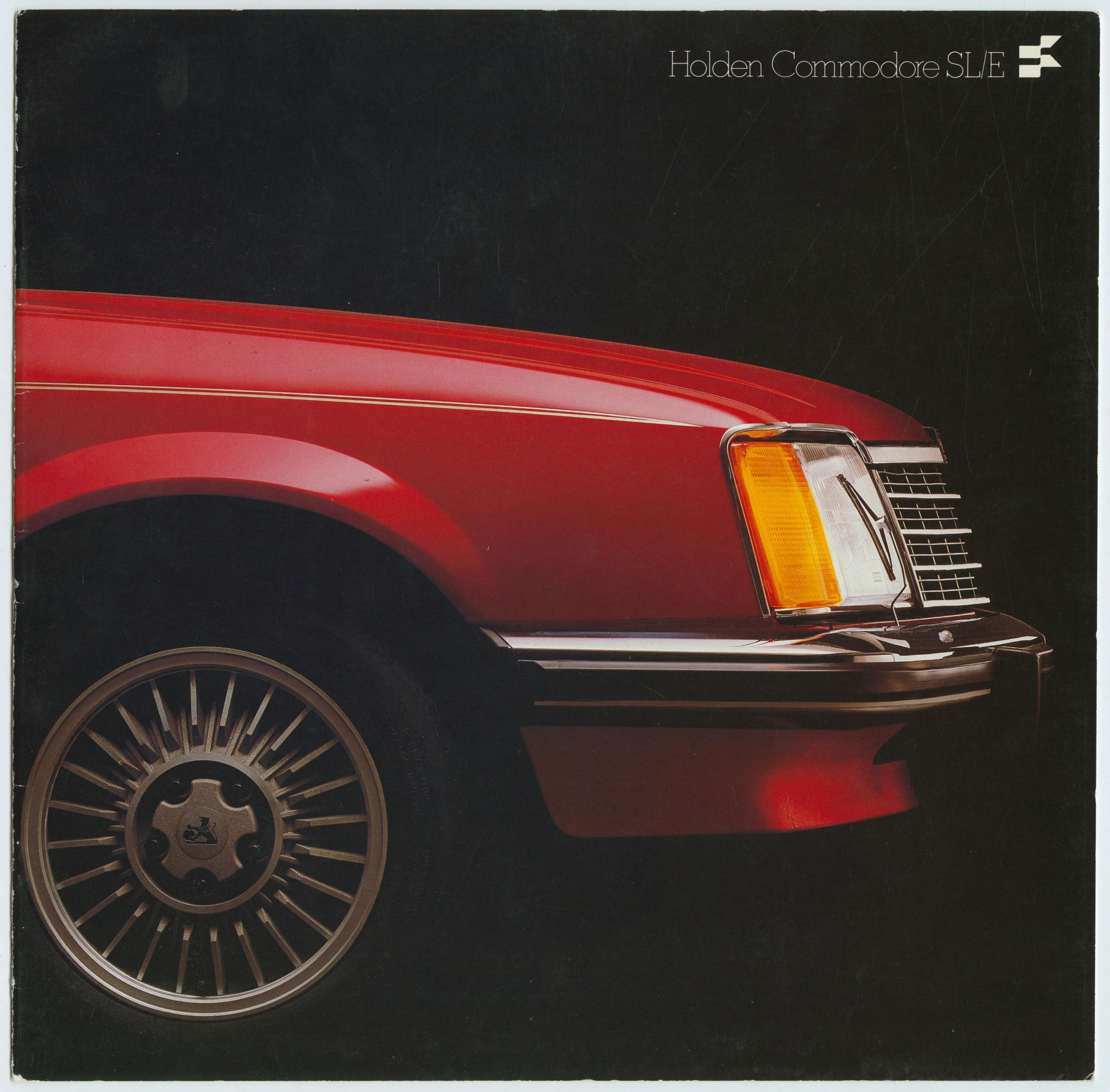 Holden VB Commodore SL/E sales brochure. BRG 213/13/6/2/2/1