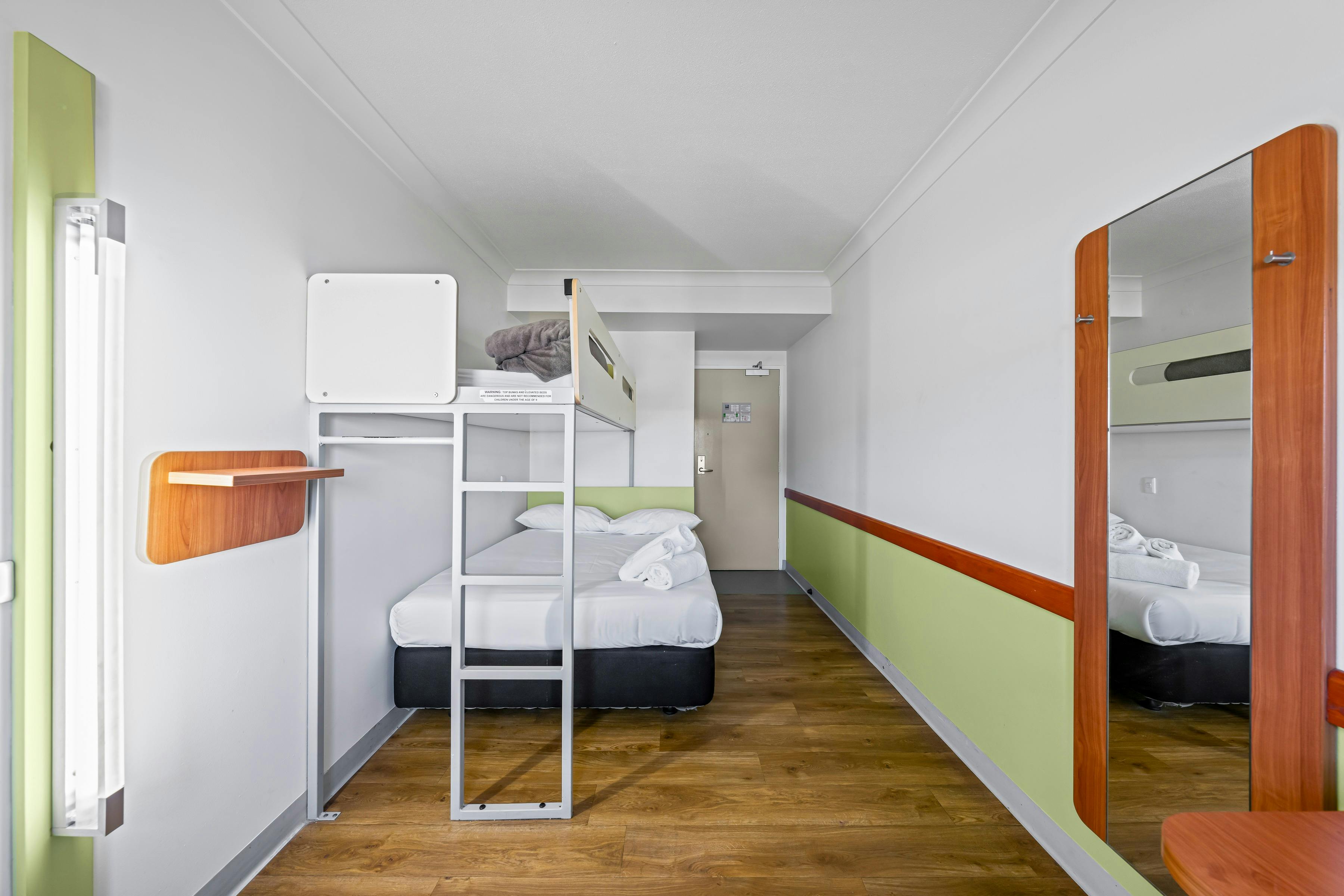 Family Room Queen Bed with Single Bunk, Ensuite with shower