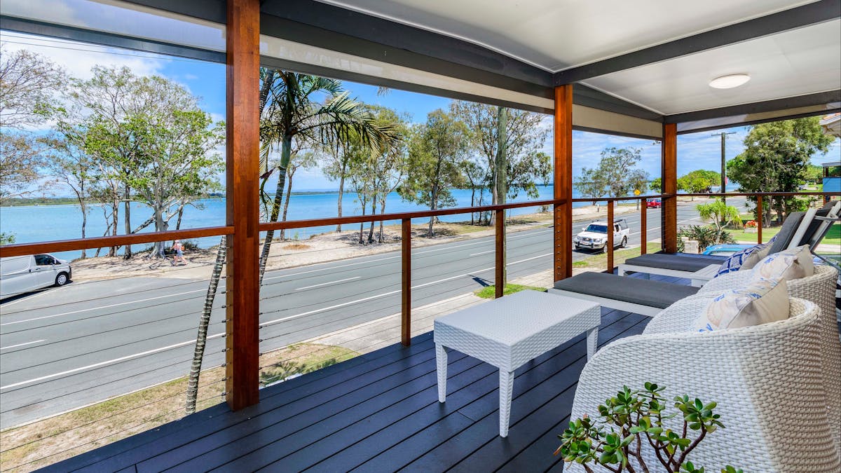 Balcony views over the Pumicestone Passage