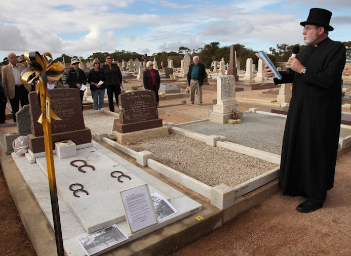 Dressing of the Graves Wallaroo Cemetery Kernewek Lowender