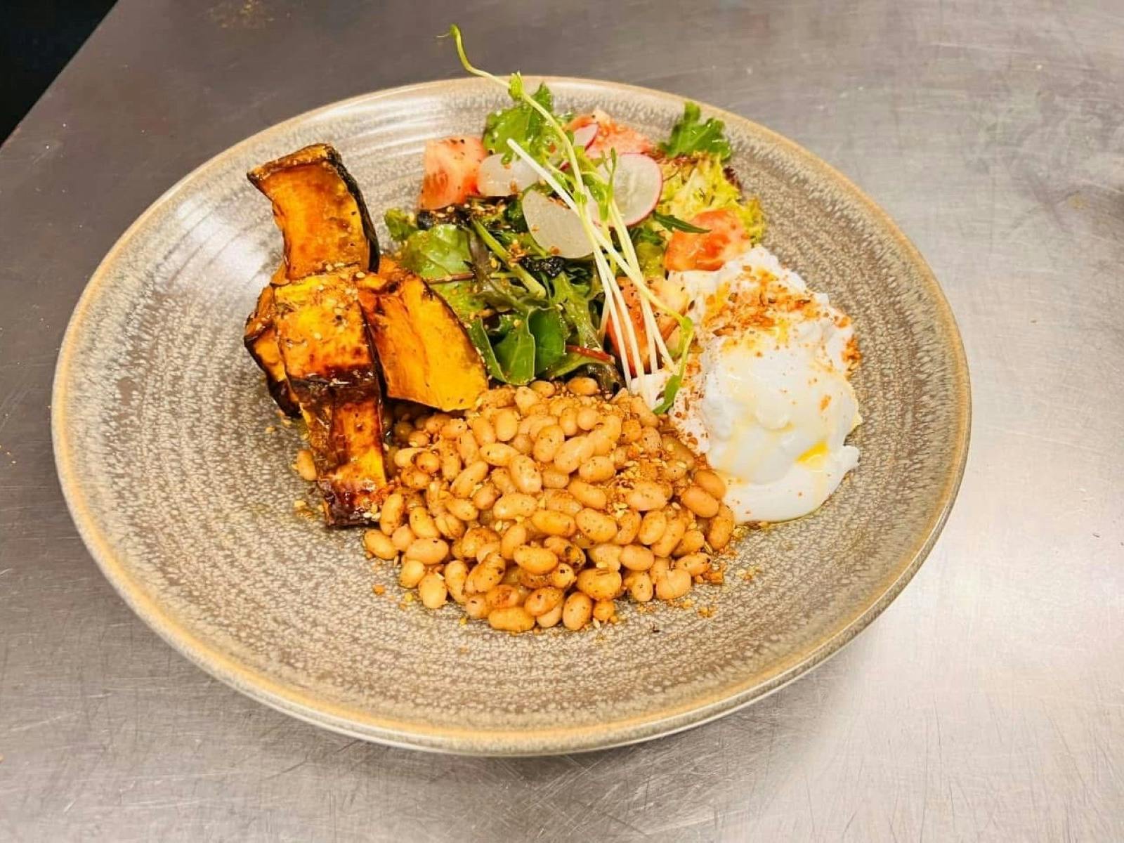 Dish served on a plate