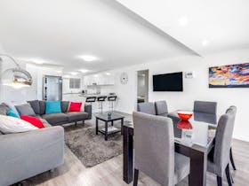 The living room
