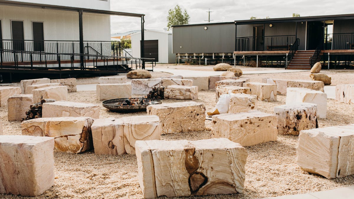 Fire Pit / yarning circle
