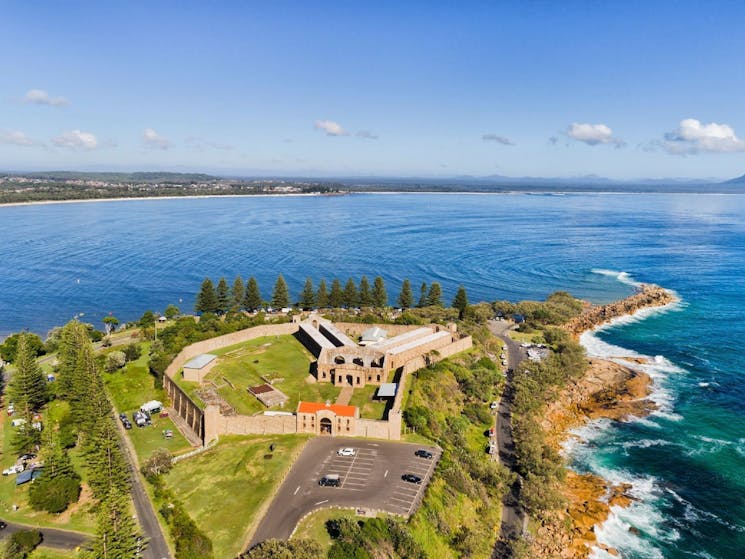 Aerial view of Trail Bay  Beach