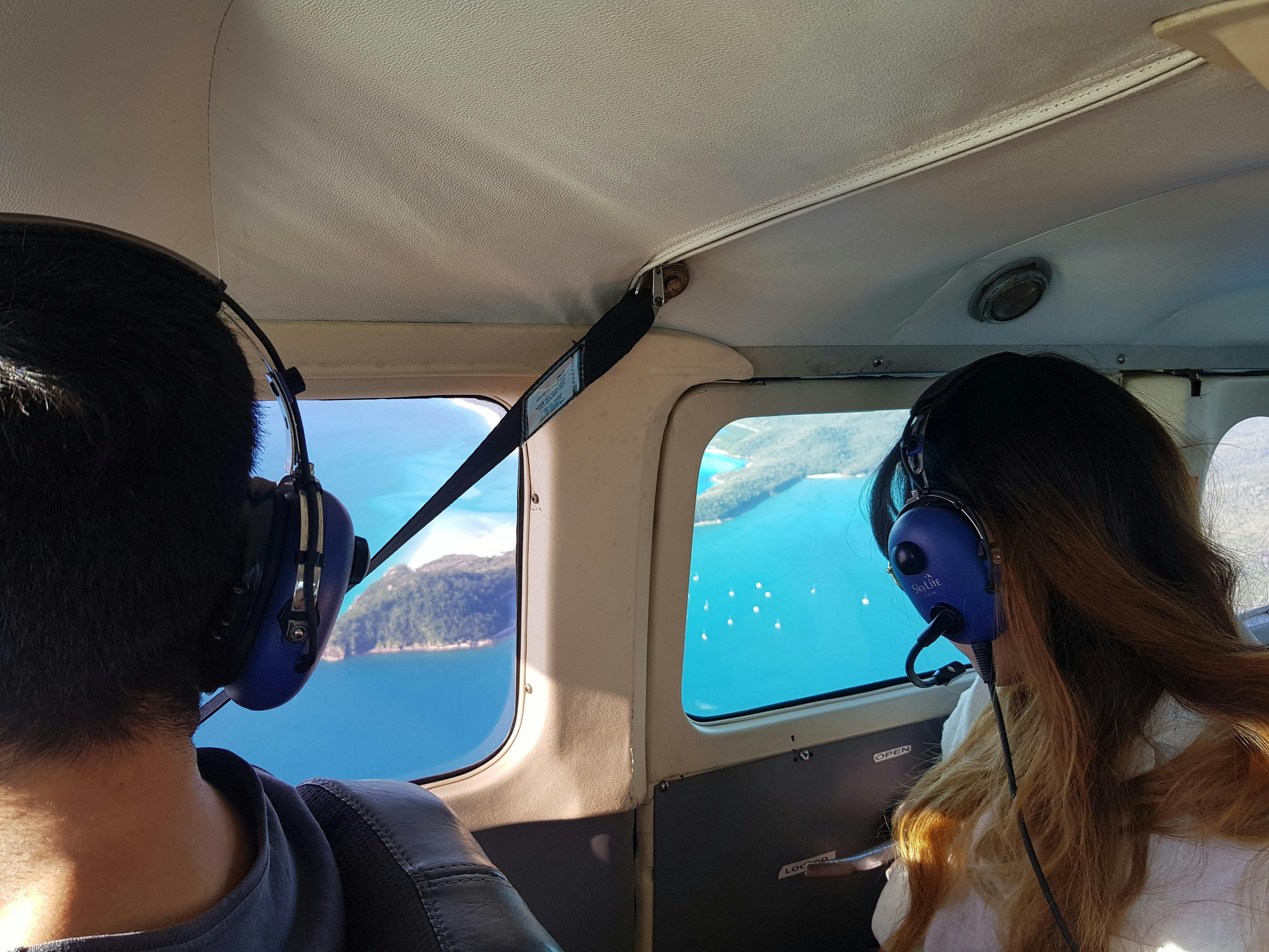 looking out