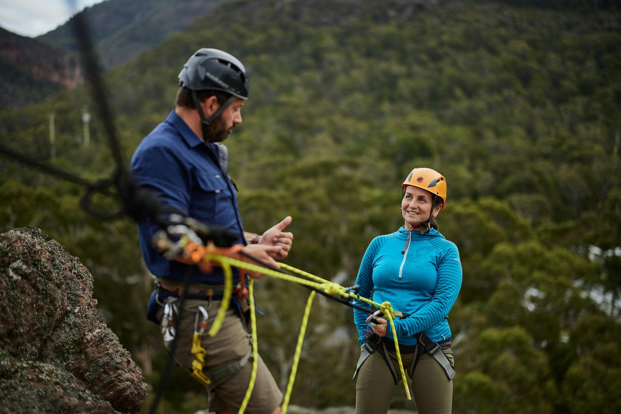 Expert abseil instruction to make you feel comfortable