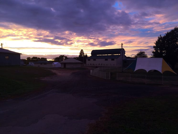 Dawn Breaks over Crookwell Showground
