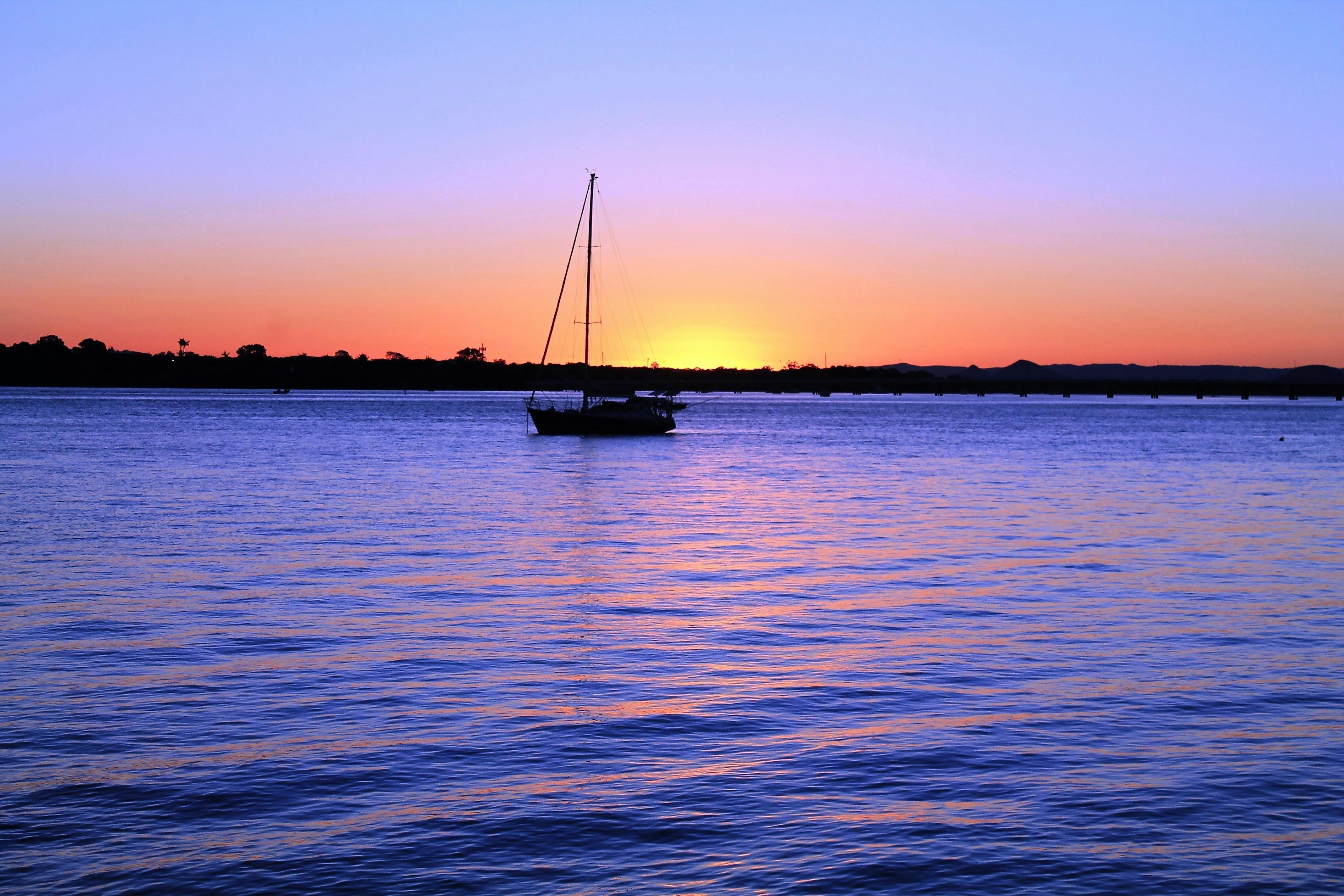 Sunset over Moreton Bay
