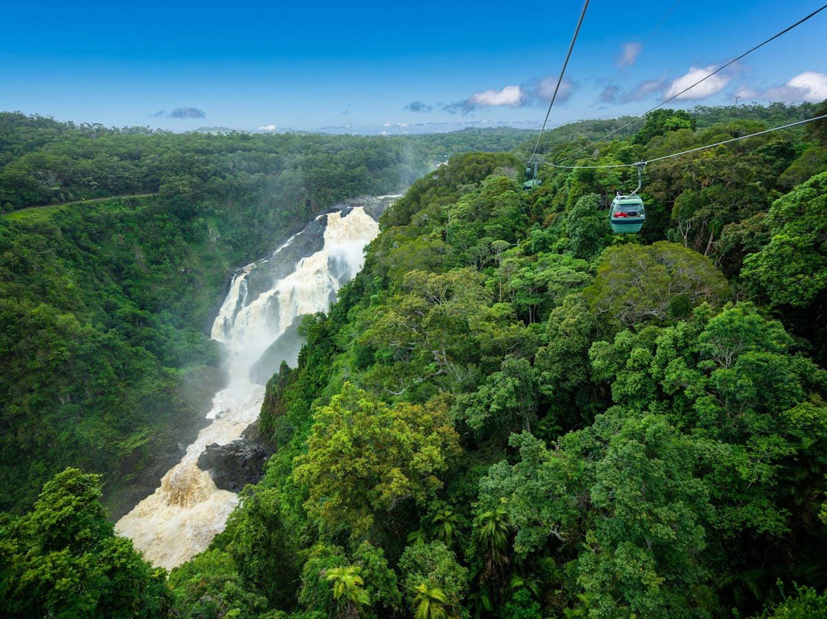 Skyrail over Barron Falls