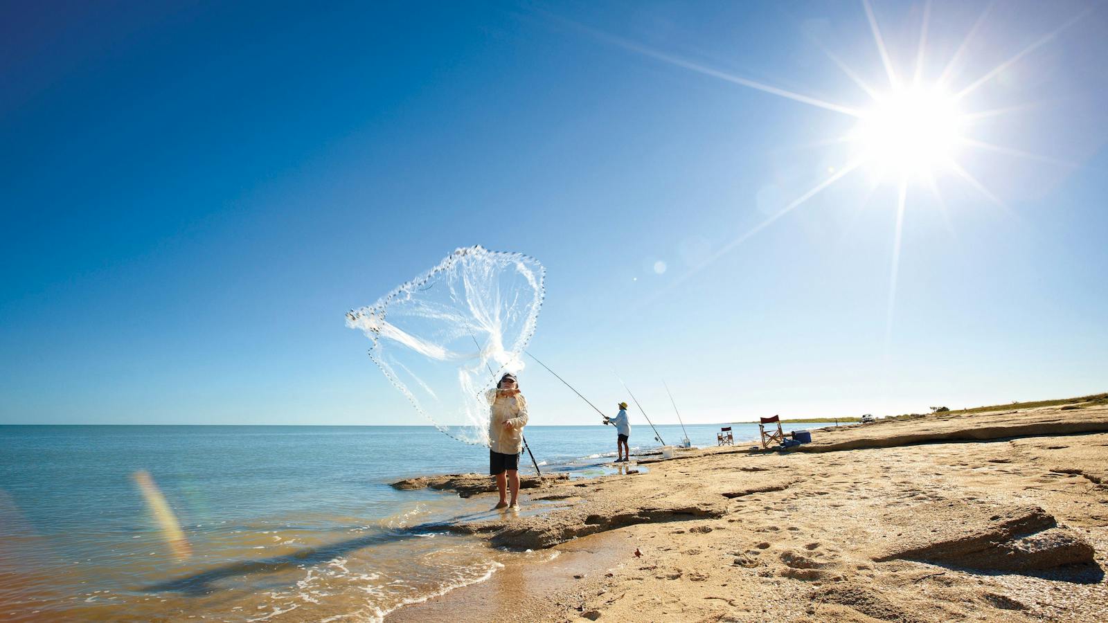 Fishing on the waters of Karumba