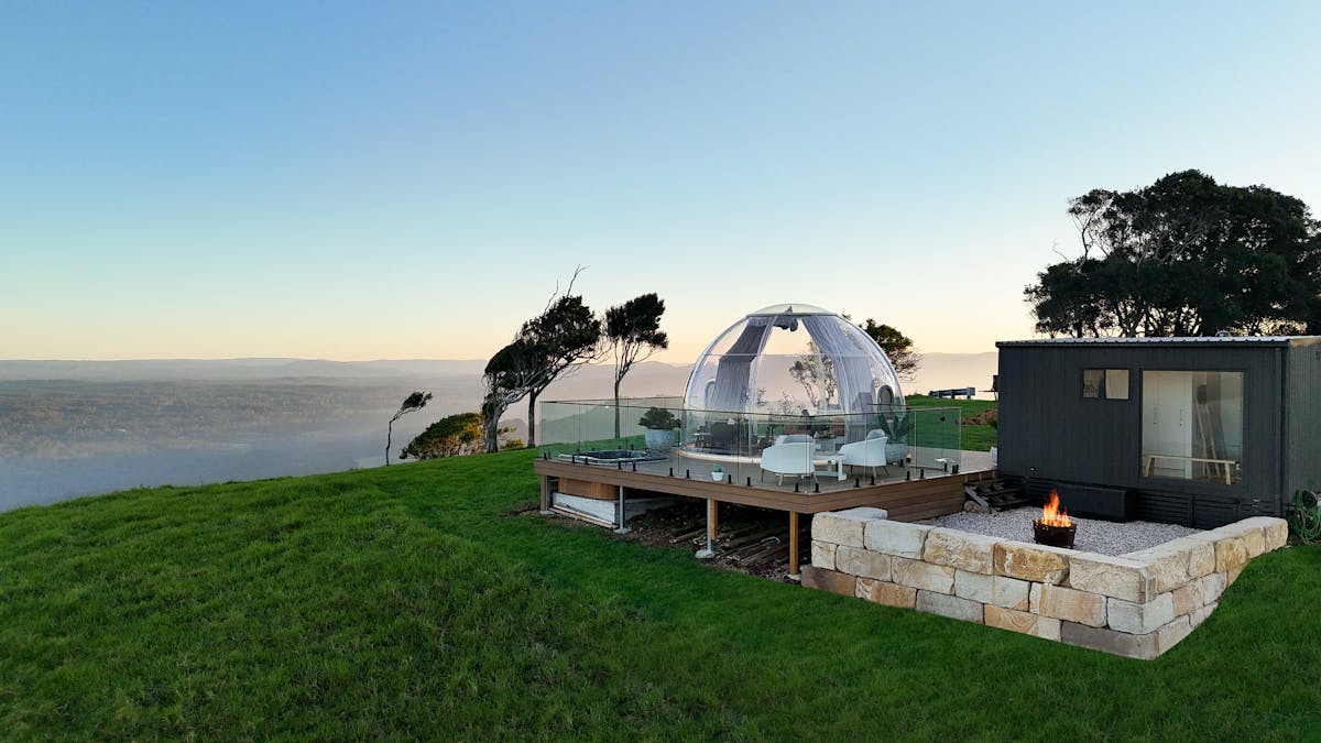 The Magical Dome atop a mountain in Bald Knob