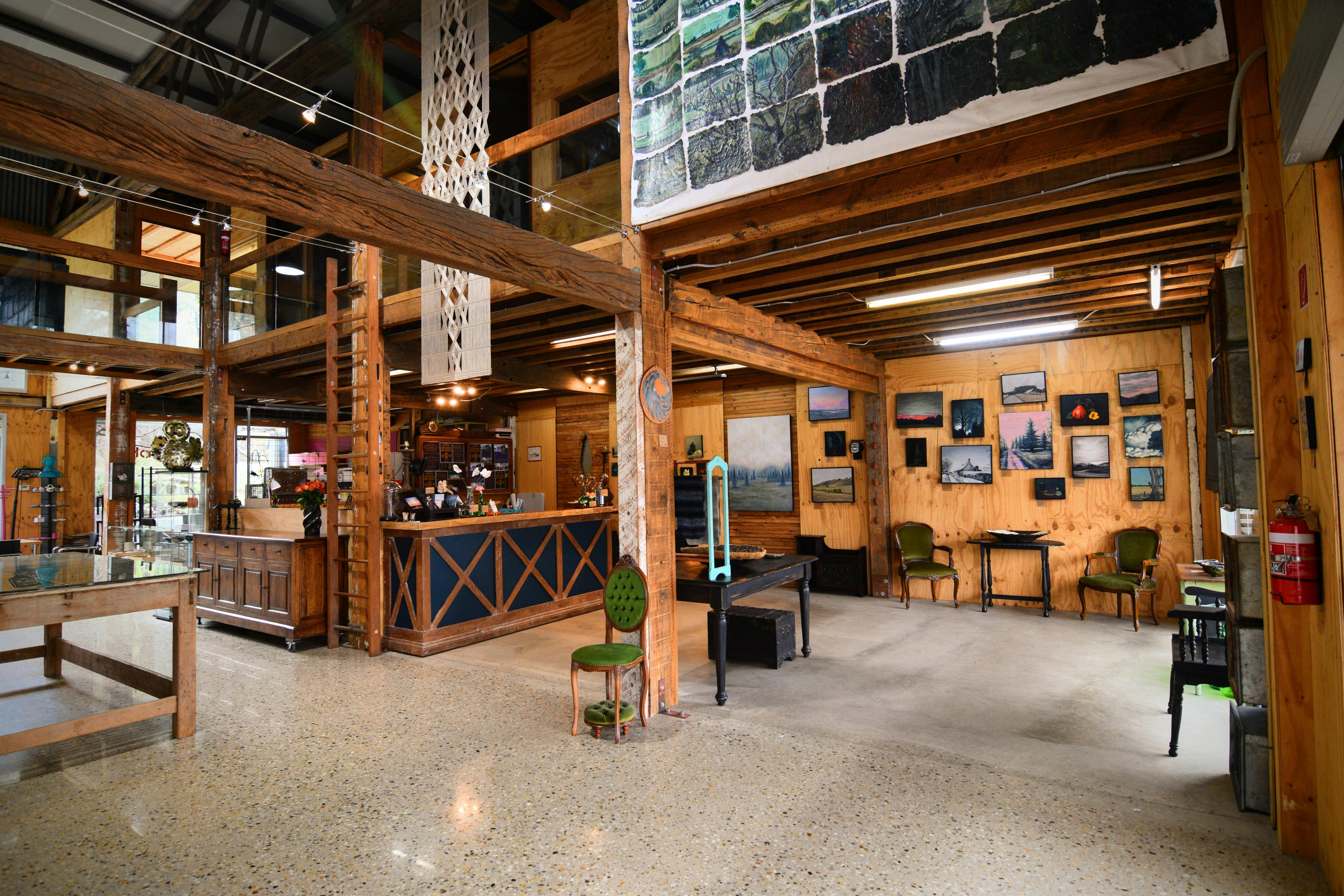 Open gallery space inside