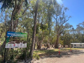 Melrose Caravan park front entry